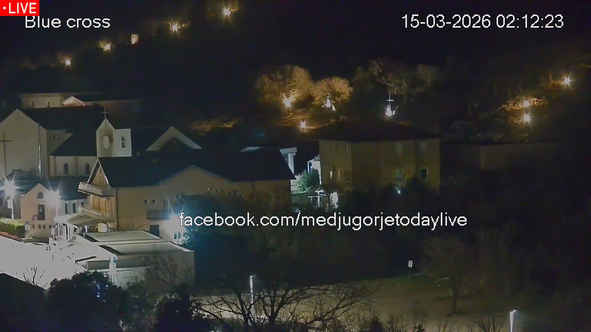Medugorje, The Blue Cross Live Cam - Bijakovici, Citluk, Herzegovina-Neretva, Federation of Bosnia and Herzegovina, Bosnia and Herzegovina