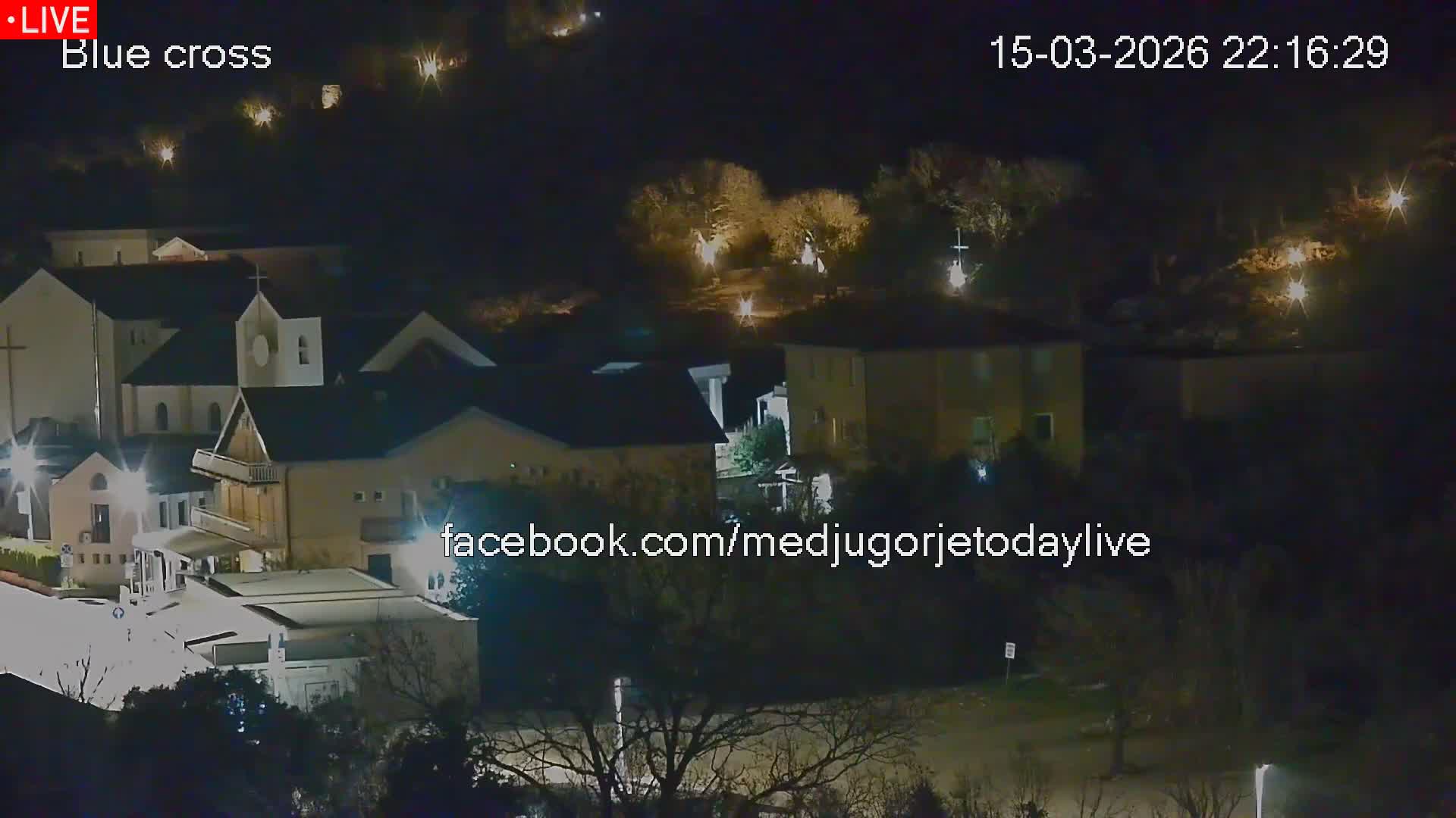 Medugorje, The Blue Cross Live Cam - Bijakovici, Citluk, Herzegovina-Neretva, Federation of Bosnia and Herzegovina, Bosnia and Herzegovina