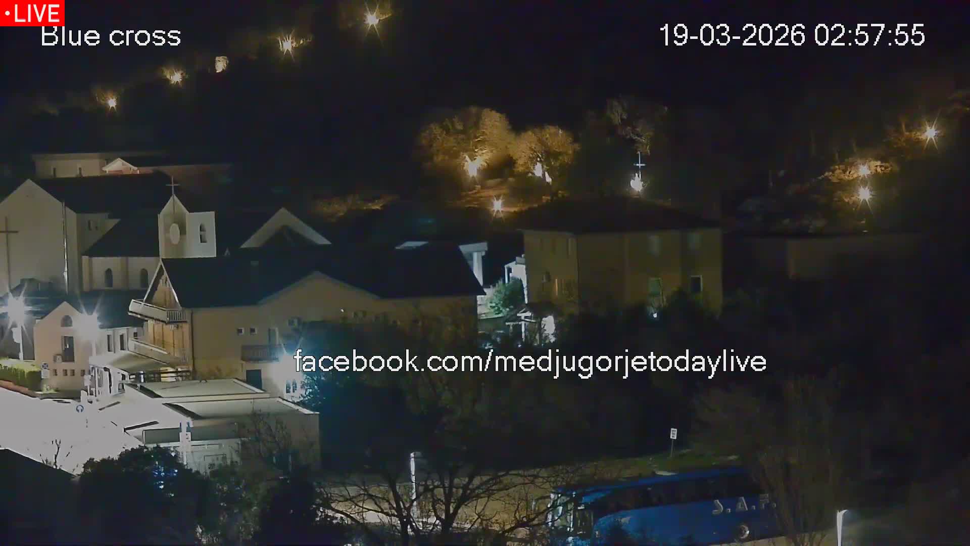 Medugorje, The Blue Cross Live Cam - Bijakovici, Citluk, Herzegovina-Neretva, Federation of Bosnia and Herzegovina, Bosnia and Herzegovina