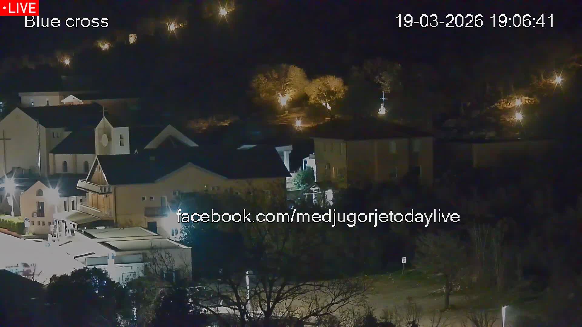 Medugorje, The Blue Cross Live Cam - Bijakovici, Citluk, Herzegovina-Neretva, Federation of Bosnia and Herzegovina, Bosnia and Herzegovina