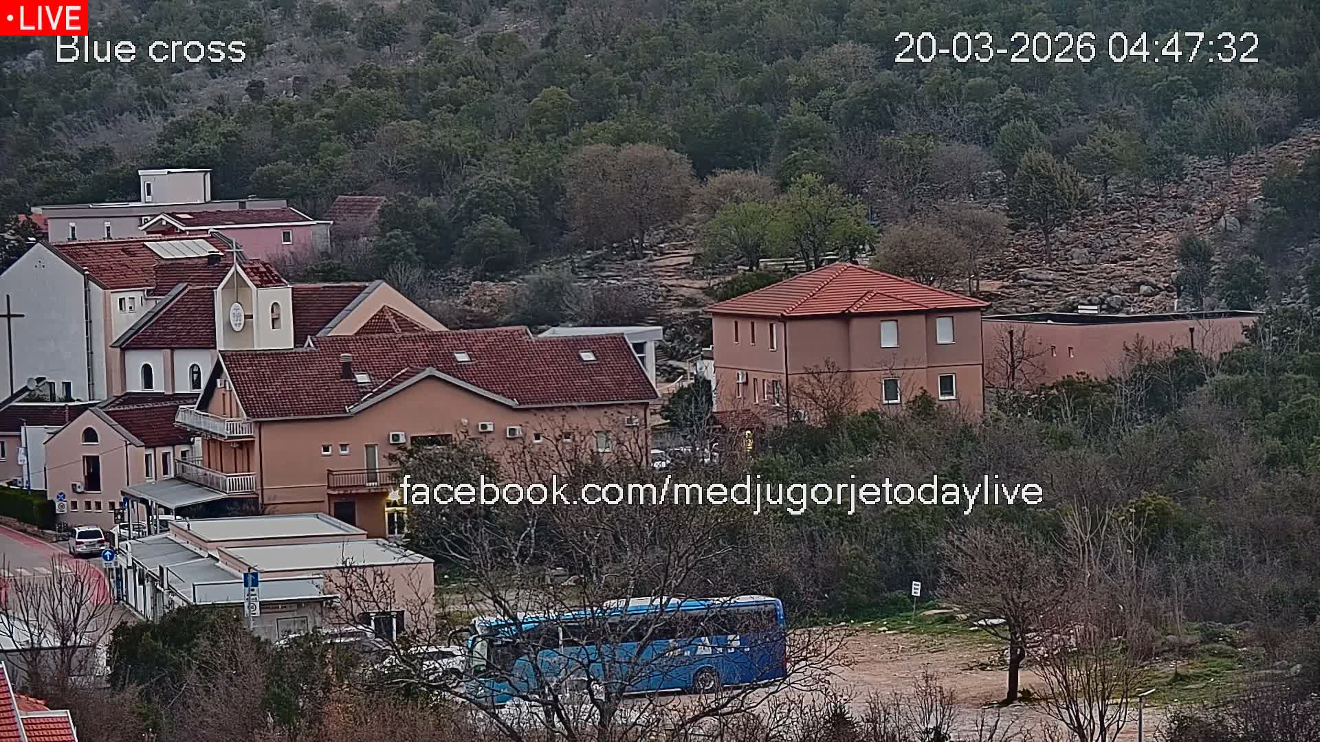Medugorje, The Blue Cross Live Cam - Bijakovici, Citluk, Herzegovina-Neretva, Federation of Bosnia and Herzegovina, Bosnia and Herzegovina