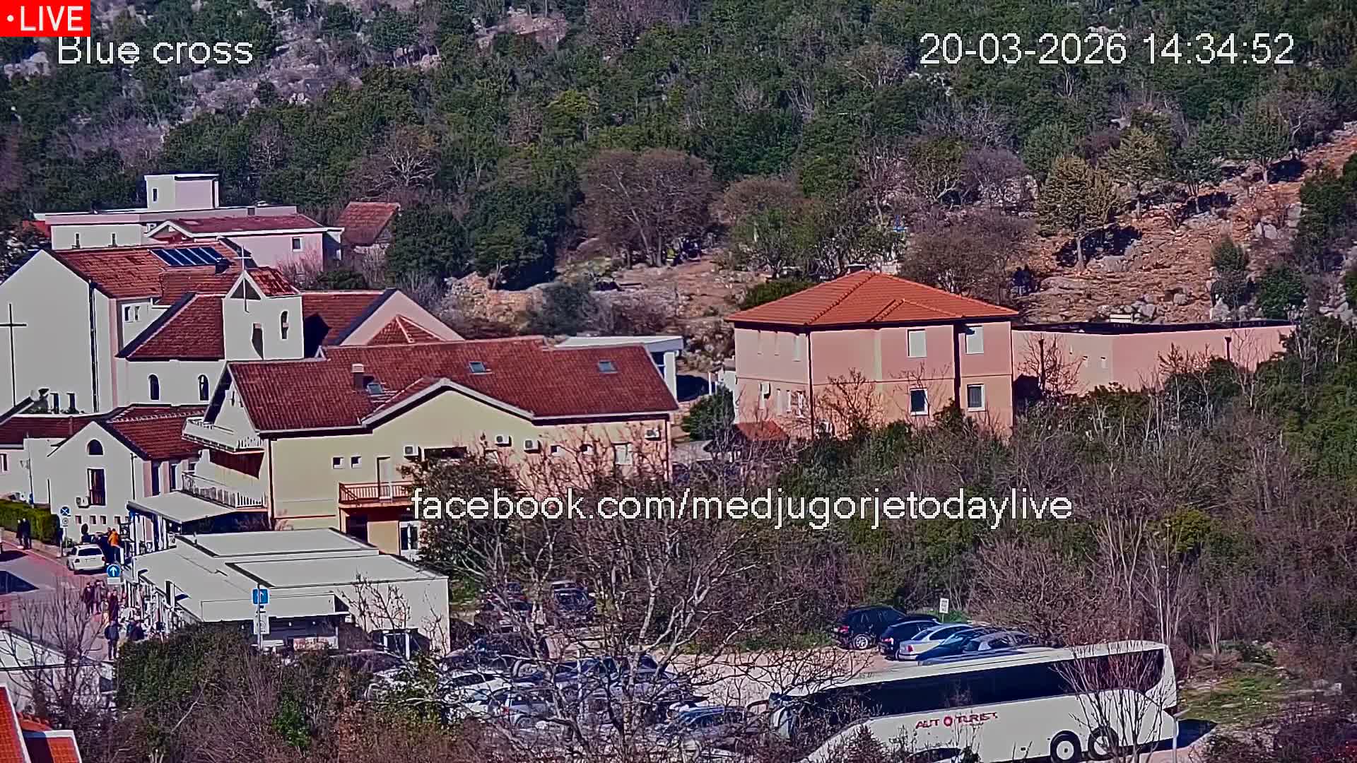 Medugorje, The Blue Cross Live Cam - Bijakovici, Citluk, Herzegovina-Neretva, Federation of Bosnia and Herzegovina, Bosnia and Herzegovina
