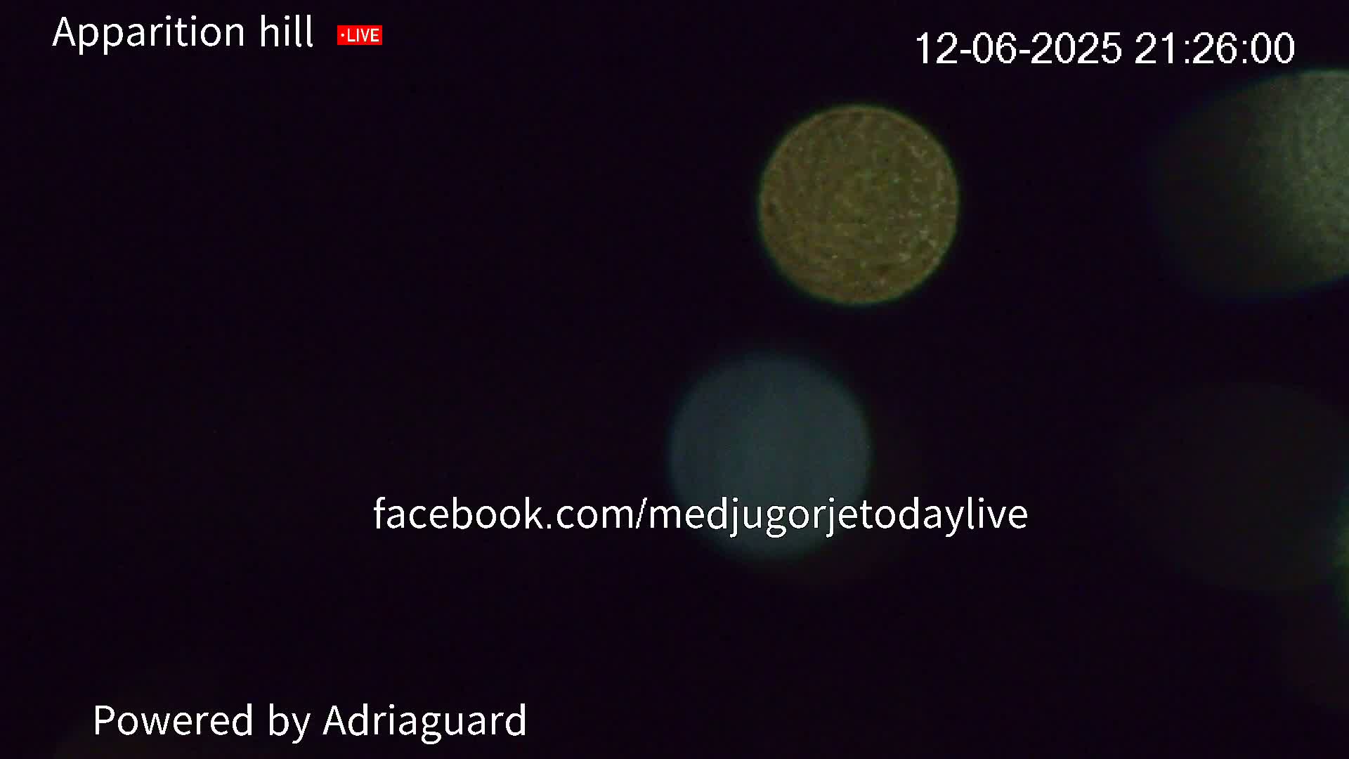 Medjugorje, Apparition Hill Prayer Area Live Cam - Bijakovici, Citluk, Herzegovina-Neretva, Federation of Bosnia and Herzegovina, Bosnia and Herzegovina