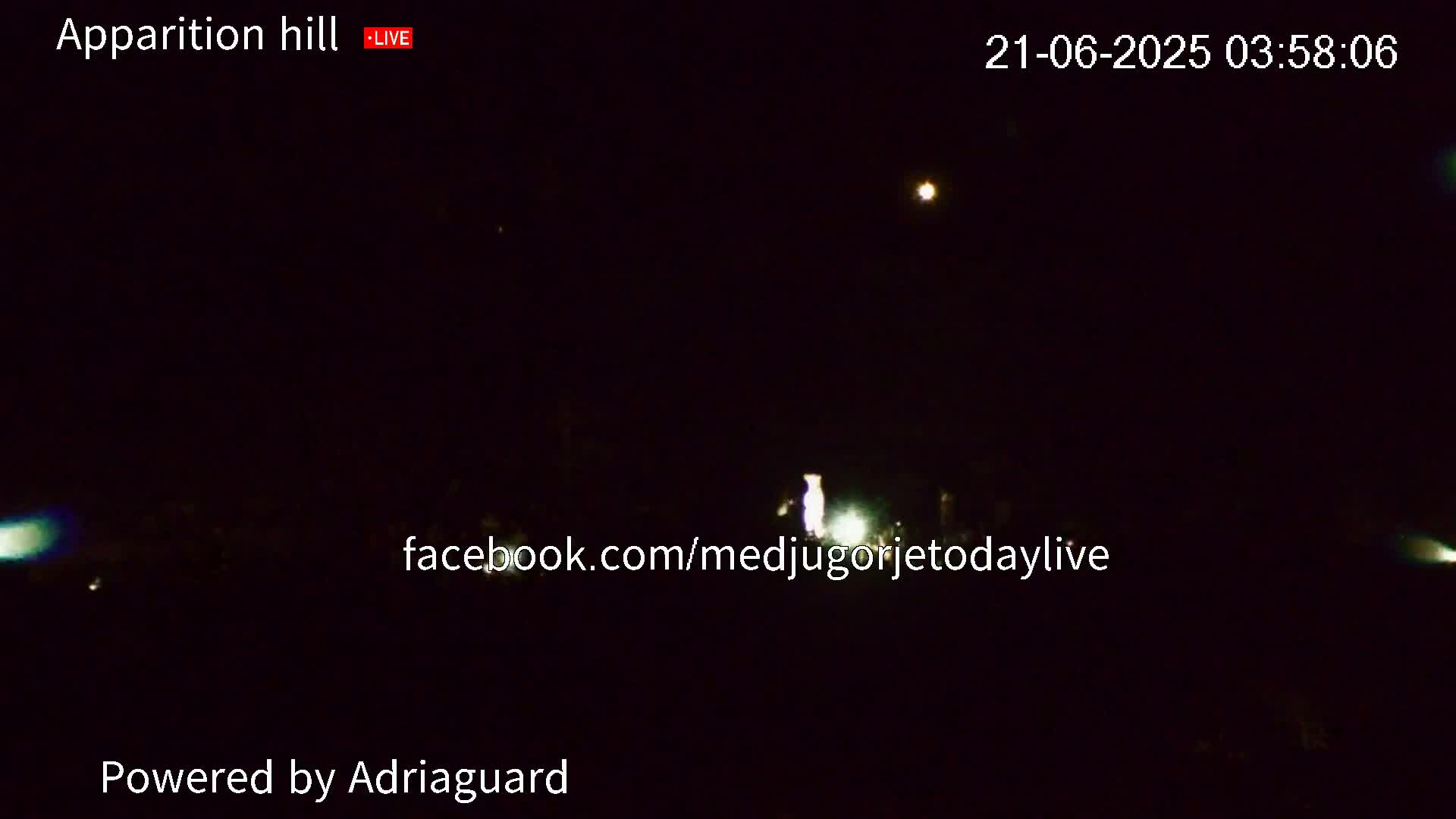 Medjugorje, Apparition Hill Prayer Area Live Cam - Bijakovici, Citluk, Herzegovina-Neretva, Federation of Bosnia and Herzegovina, Bosnia and Herzegovina