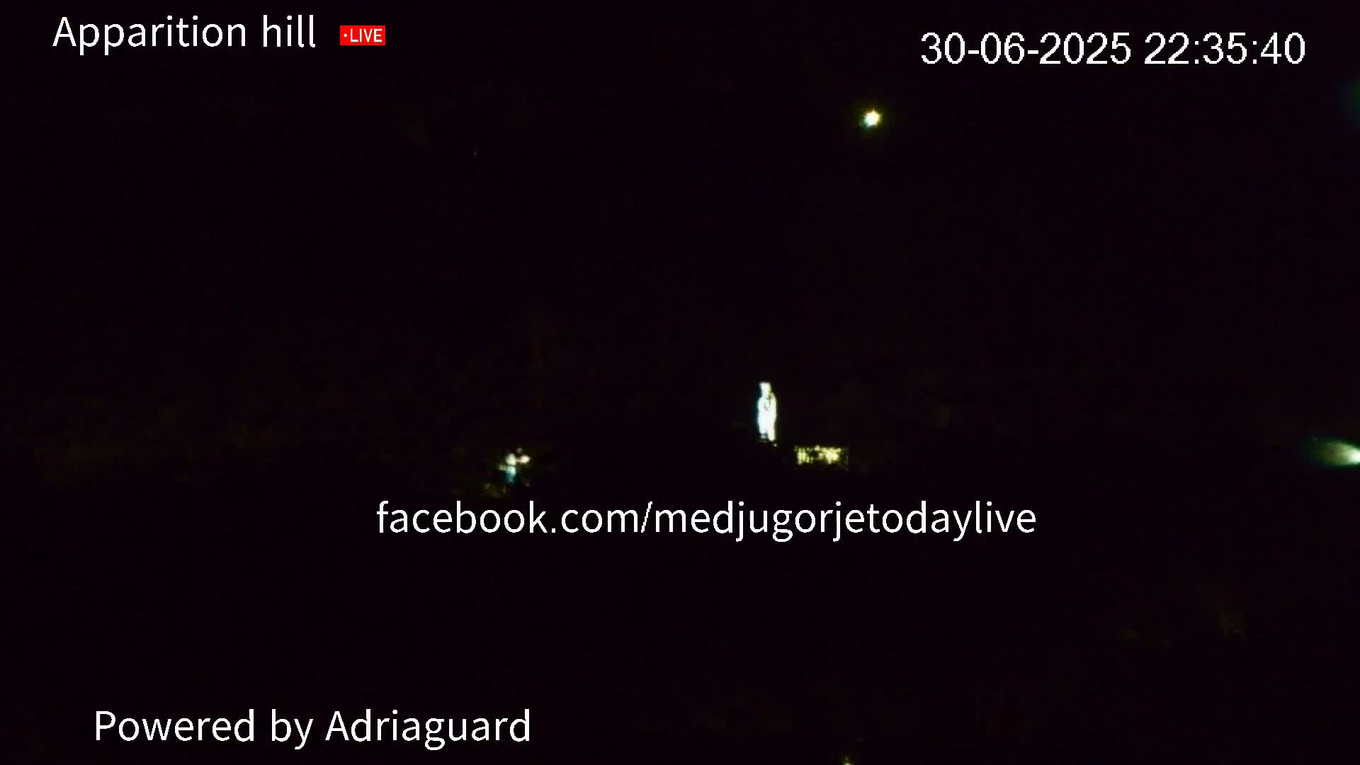 Medjugorje, Apparition Hill Prayer Area Live Cam - Bijakovici, Citluk, Herzegovina-Neretva, Federation of Bosnia and Herzegovina, Bosnia and Herzegovina