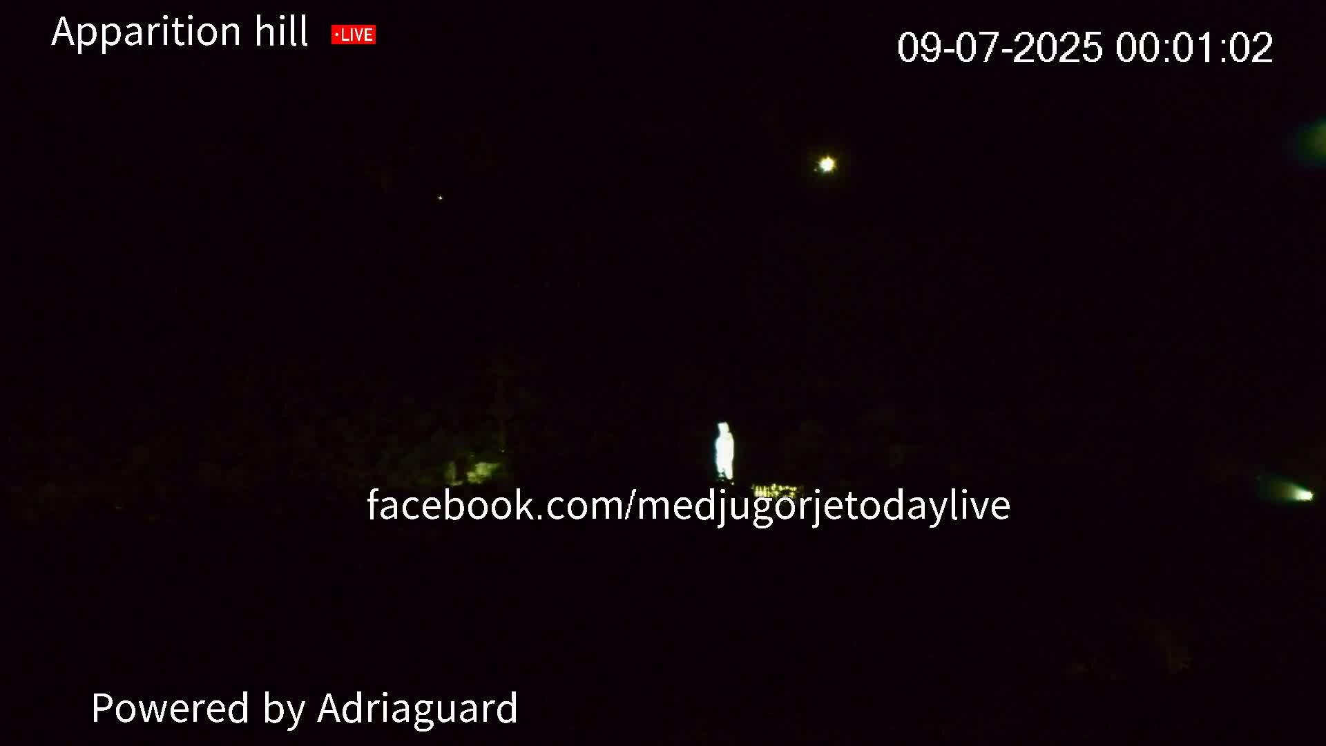 Medjugorje, Apparition Hill Prayer Area Live Cam - Bijakovici, Citluk, Herzegovina-Neretva, Federation of Bosnia and Herzegovina, Bosnia and Herzegovina