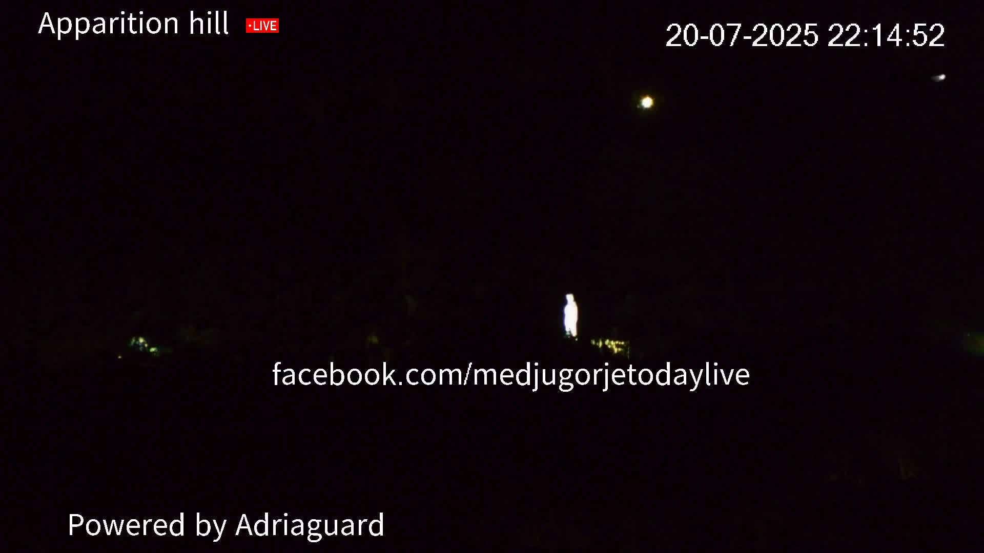 Medjugorje, Apparition Hill Prayer Area Live Cam - Bijakovici, Citluk, Herzegovina-Neretva, Federation of Bosnia and Herzegovina, Bosnia and Herzegovina