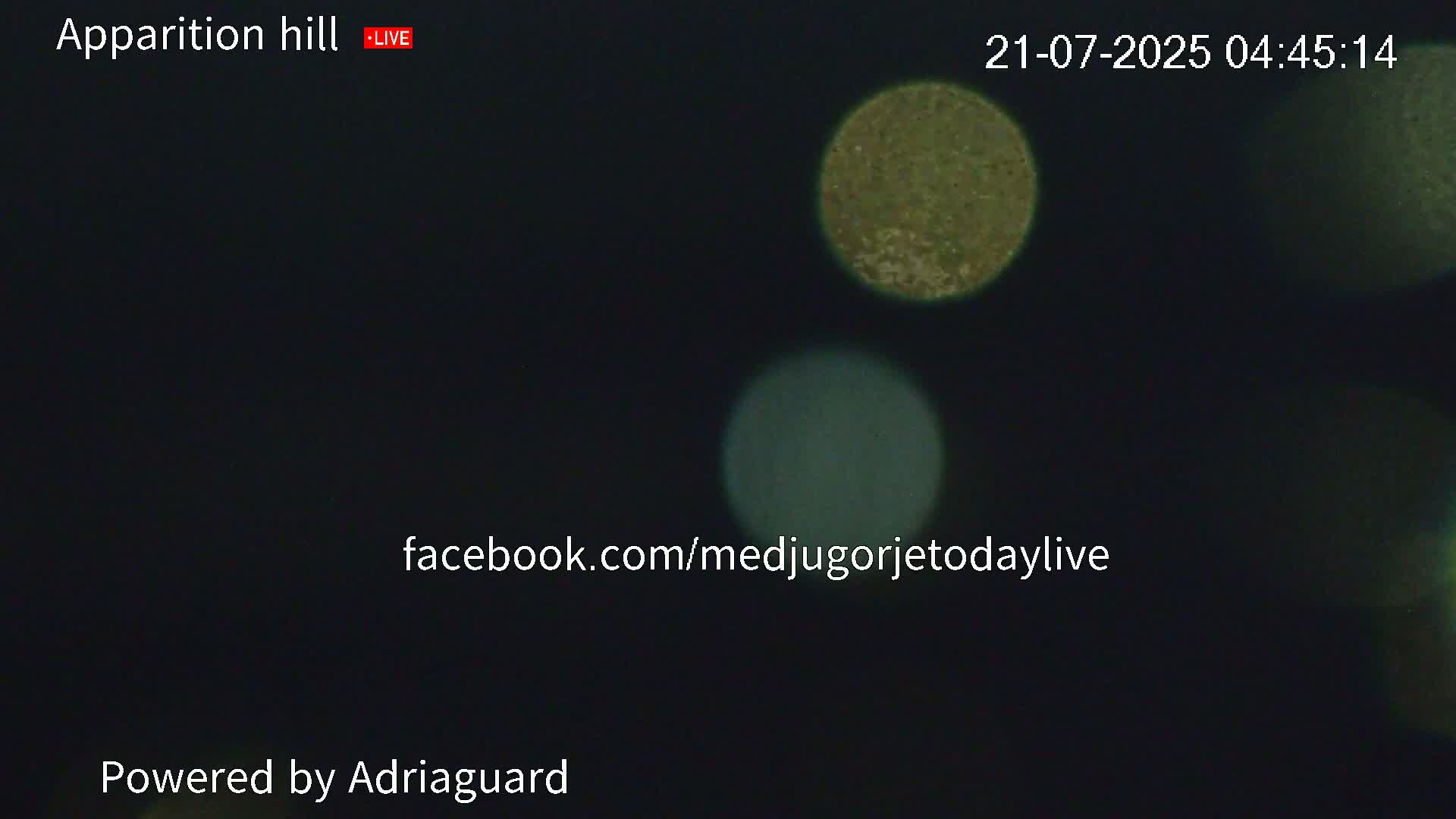 Medjugorje, Apparition Hill Prayer Area Live Cam - Bijakovici, Citluk, Herzegovina-Neretva, Federation of Bosnia and Herzegovina, Bosnia and Herzegovina