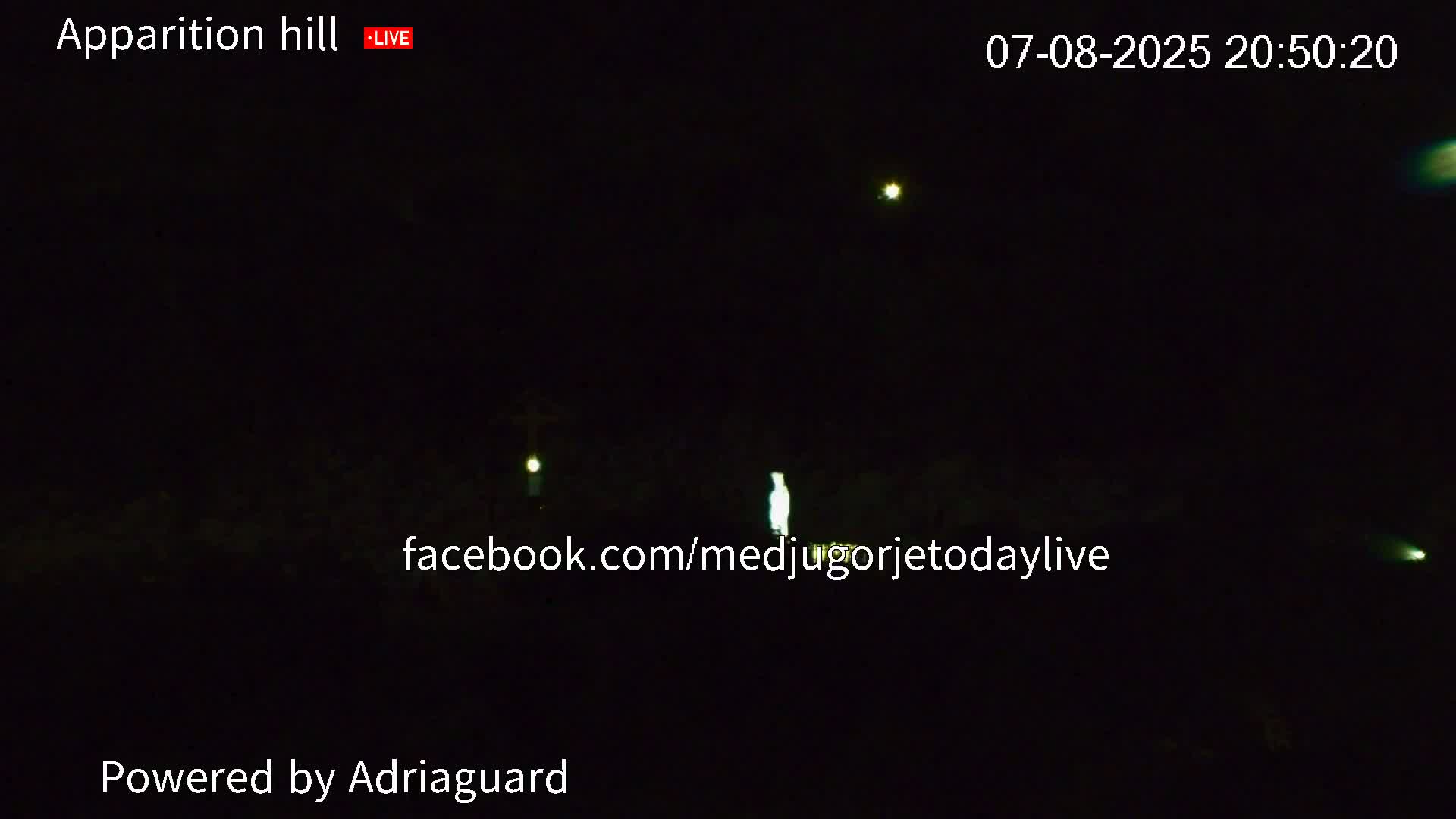 Medjugorje, Apparition Hill Prayer Area Live Cam - Bijakovici, Citluk, Herzegovina-Neretva, Federation of Bosnia and Herzegovina, Bosnia and Herzegovina