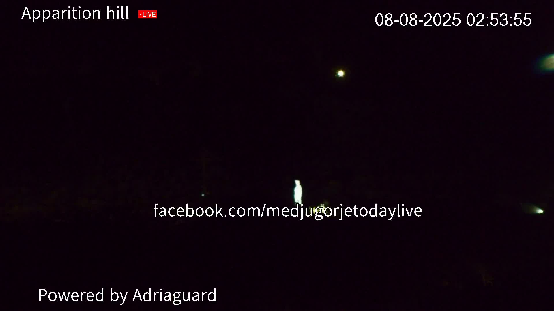 Medjugorje, Apparition Hill Prayer Area Live Cam - Bijakovici, Citluk, Herzegovina-Neretva, Federation of Bosnia and Herzegovina, Bosnia and Herzegovina