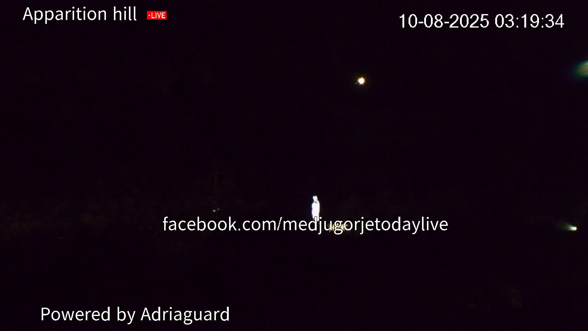 Medjugorje, Apparition Hill Prayer Area Live Cam - Bijakovici, Citluk, Herzegovina-Neretva, Federation of Bosnia and Herzegovina, Bosnia and Herzegovina