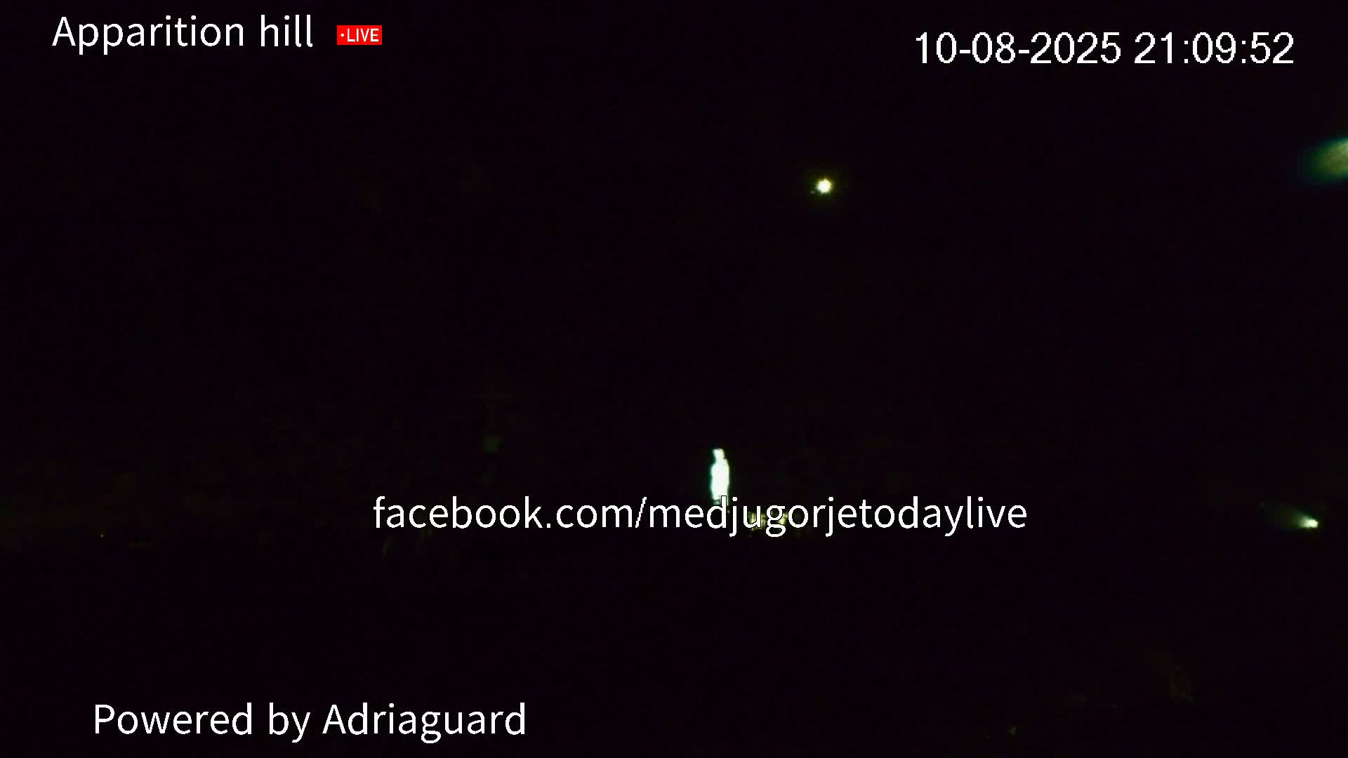 Medjugorje, Apparition Hill Prayer Area Live Cam - Bijakovici, Citluk, Herzegovina-Neretva, Federation of Bosnia and Herzegovina, Bosnia and Herzegovina
