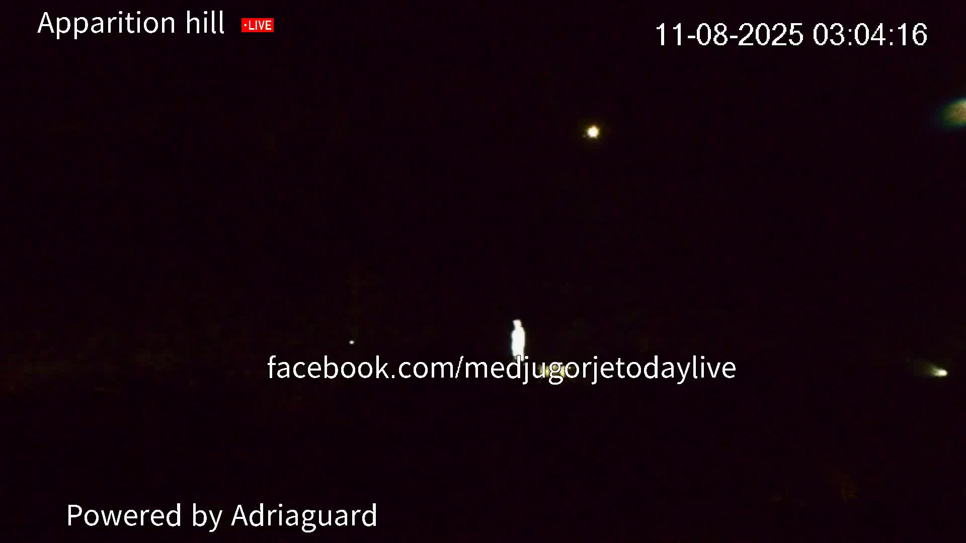 Medjugorje, Apparition Hill Prayer Area Live Cam - Bijakovici, Citluk, Herzegovina-Neretva, Federation of Bosnia and Herzegovina, Bosnia and Herzegovina
