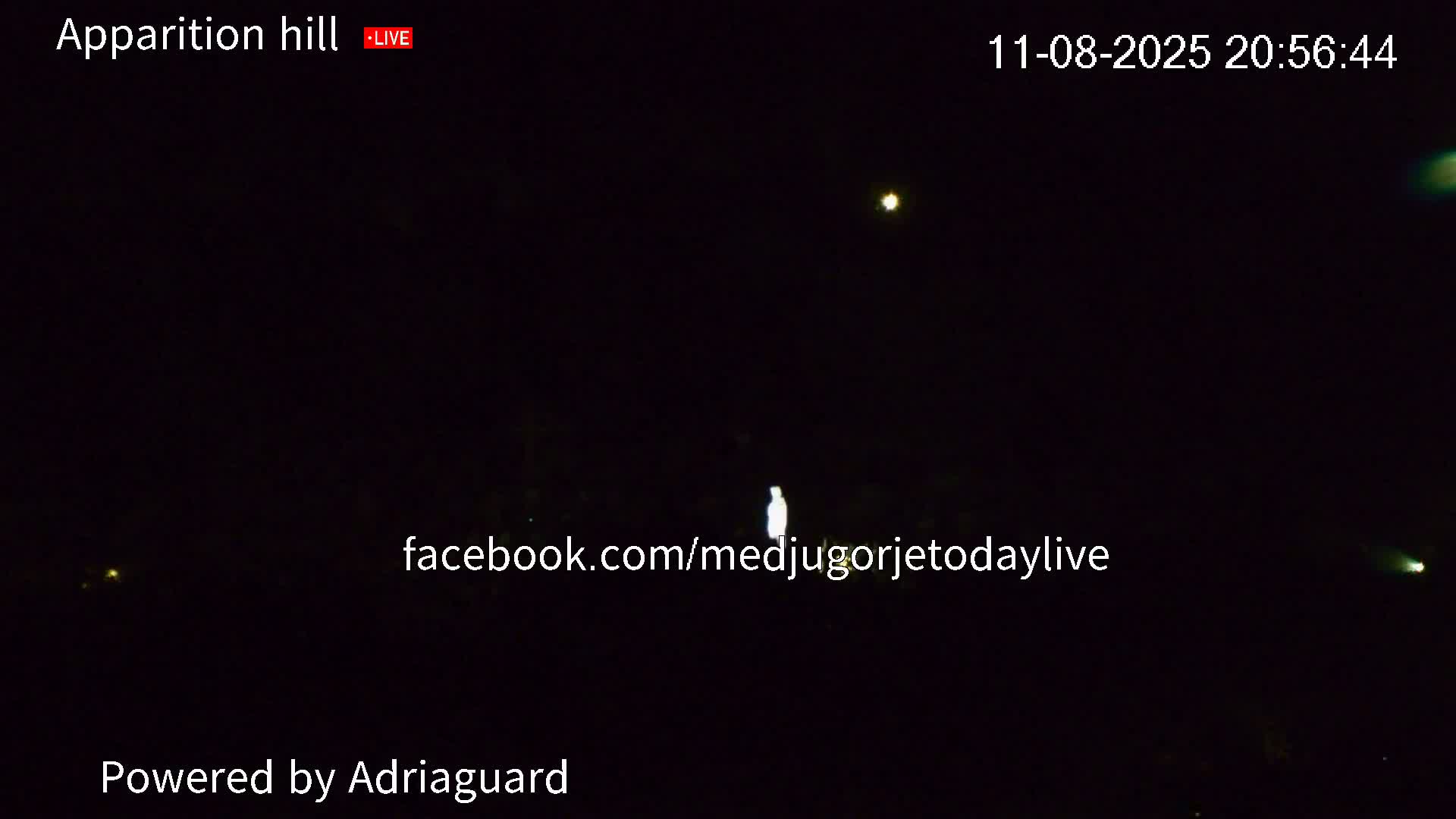 Medjugorje, Apparition Hill Prayer Area Live Cam - Bijakovici, Citluk, Herzegovina-Neretva, Federation of Bosnia and Herzegovina, Bosnia and Herzegovina