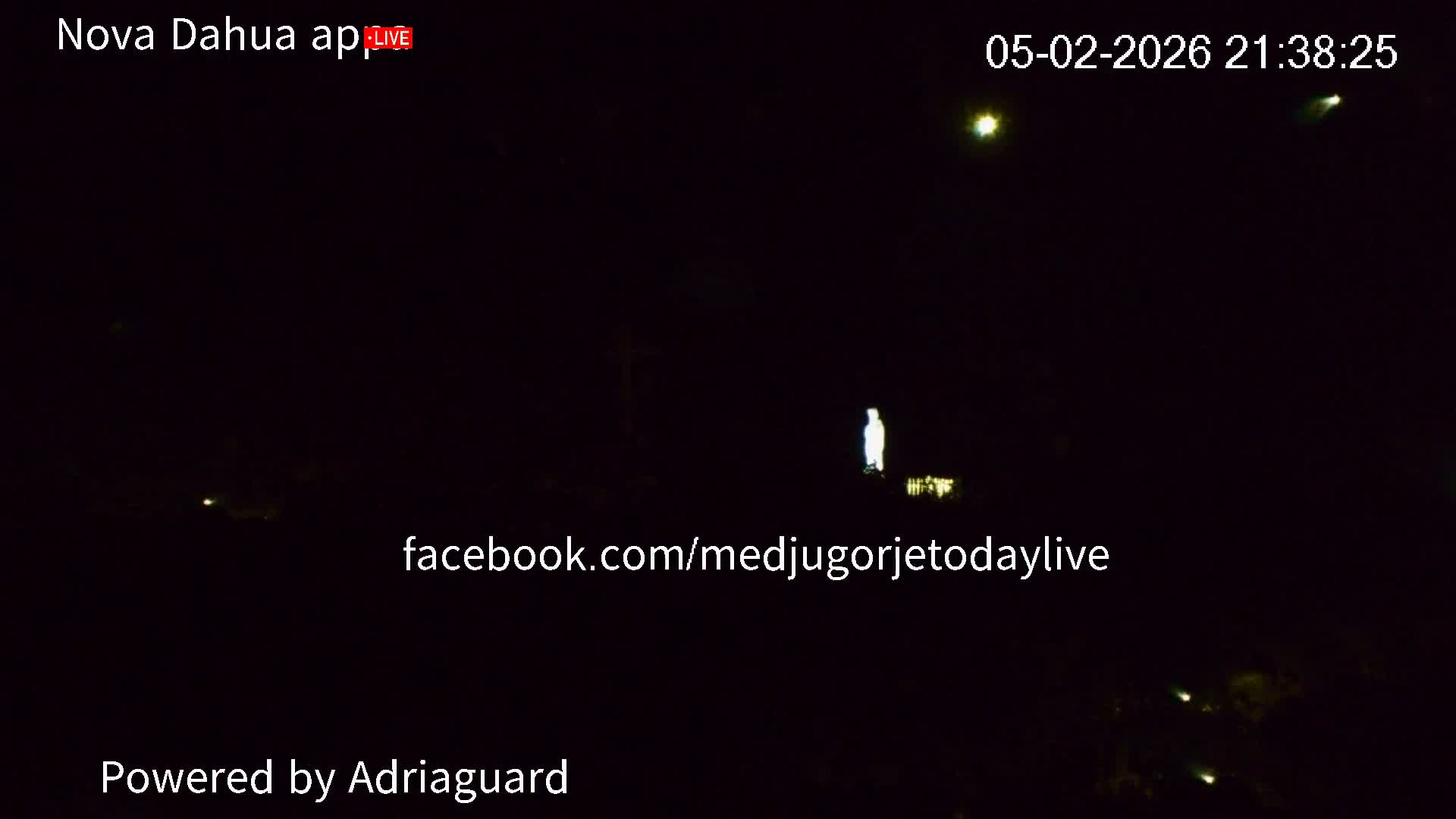 Medjugorje, Apparition Hill Prayer Area Live Cam - Bijakovici, Citluk, Herzegovina-Neretva, Federation of Bosnia and Herzegovina, Bosnia and Herzegovina