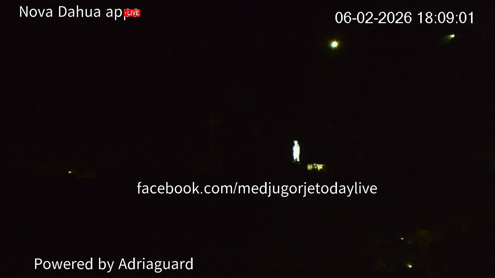 Medjugorje, Apparition Hill Prayer Area Live Cam - Bijakovici, Citluk, Herzegovina-Neretva, Federation of Bosnia and Herzegovina, Bosnia and Herzegovina