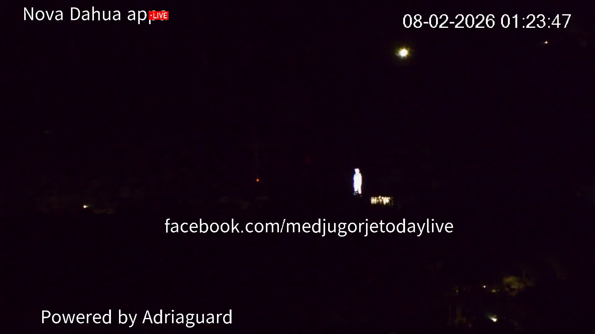 Medjugorje, Apparition Hill Prayer Area Live Cam - Bijakovici, Citluk, Herzegovina-Neretva, Federation of Bosnia and Herzegovina, Bosnia and Herzegovina