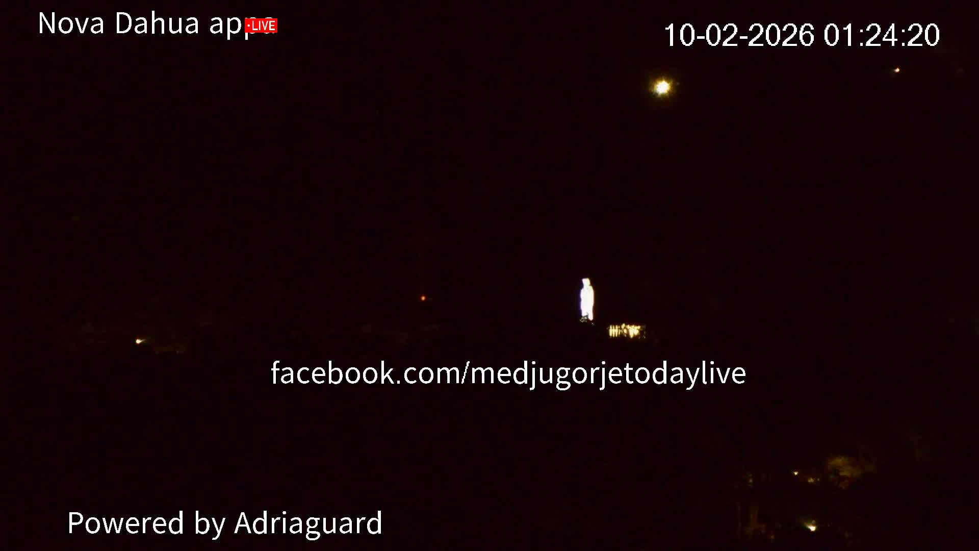 Medjugorje, Apparition Hill Prayer Area Live Cam - Bijakovici, Citluk, Herzegovina-Neretva, Federation of Bosnia and Herzegovina, Bosnia and Herzegovina