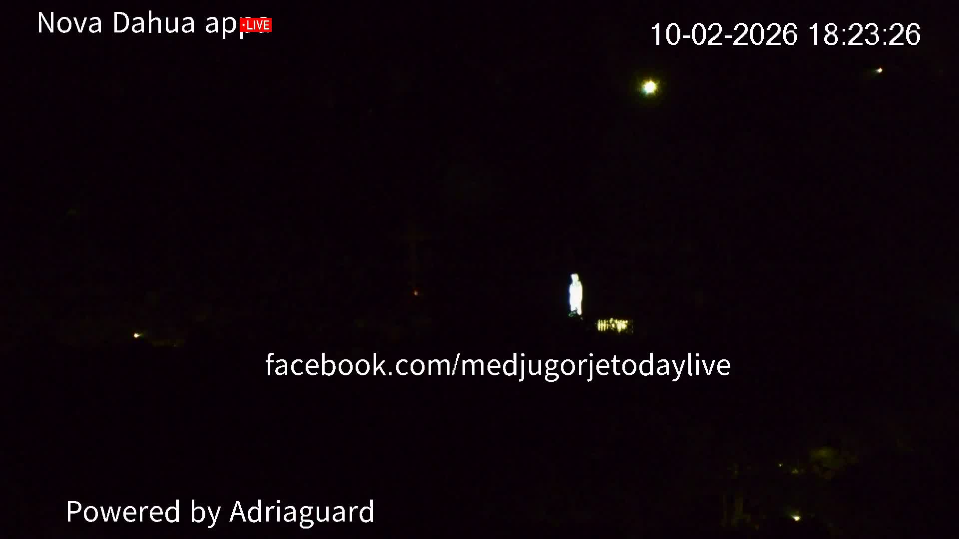 Medjugorje, Apparition Hill Prayer Area Live Cam - Bijakovici, Citluk, Herzegovina-Neretva, Federation of Bosnia and Herzegovina, Bosnia and Herzegovina