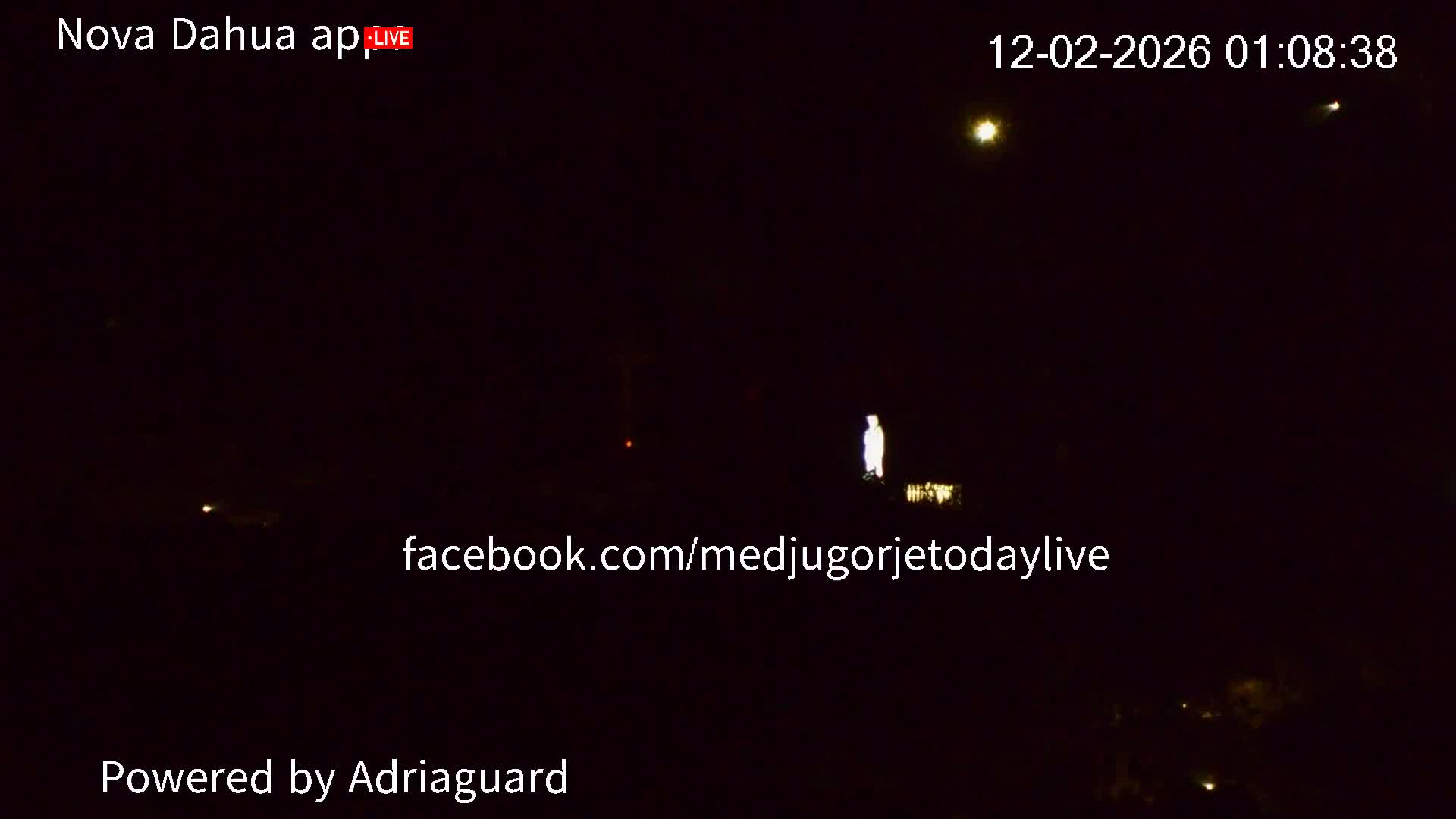 Medjugorje, Apparition Hill Prayer Area Live Cam - Bijakovici, Citluk, Herzegovina-Neretva, Federation of Bosnia and Herzegovina, Bosnia and Herzegovina