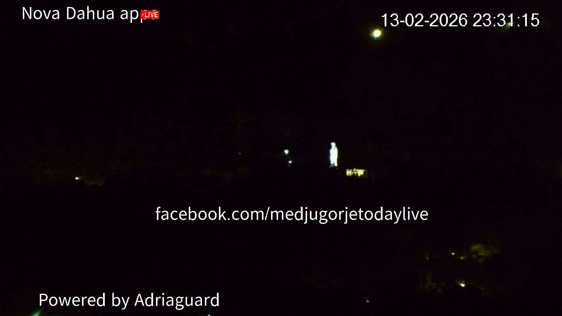 Medjugorje, Apparition Hill Prayer Area Live Cam - Bijakovici, Citluk, Herzegovina-Neretva, Federation of Bosnia and Herzegovina, Bosnia and Herzegovina
