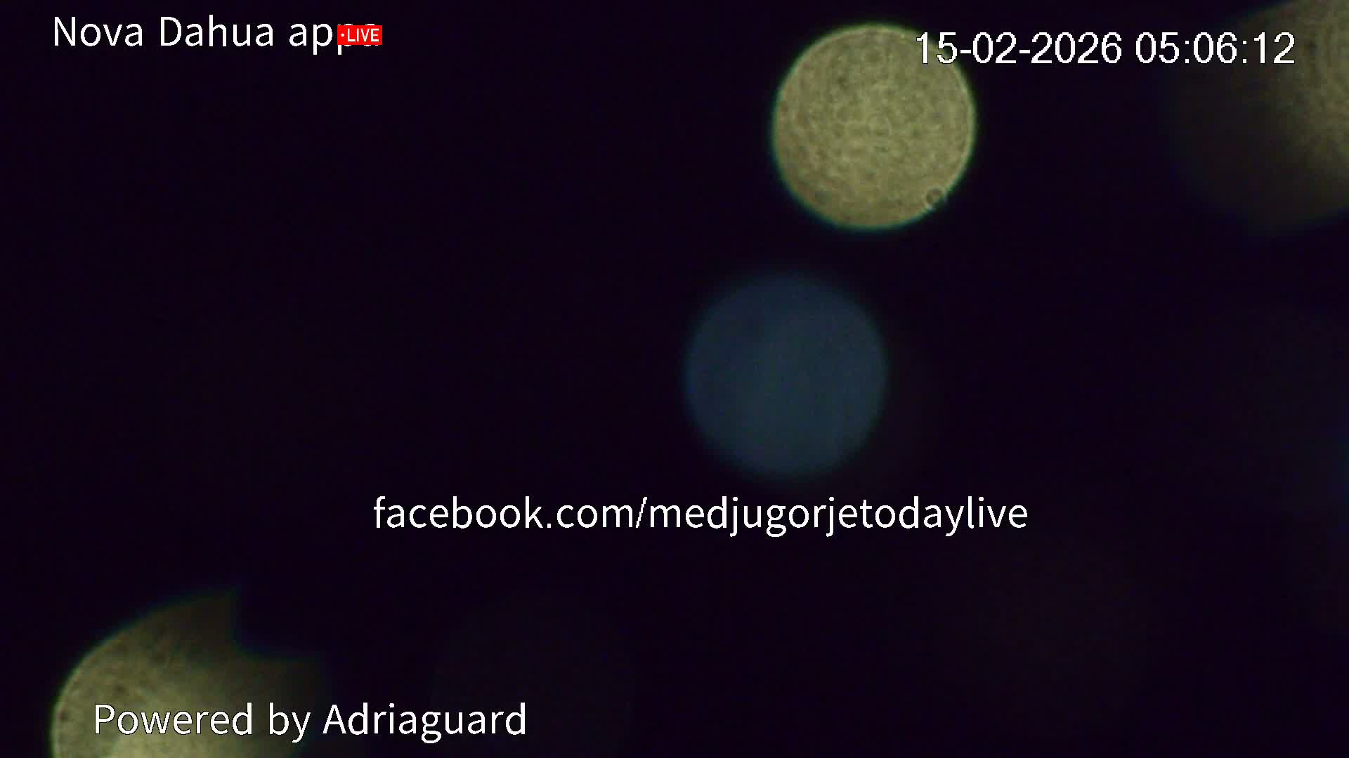 Medjugorje, Apparition Hill Prayer Area Live Cam - Bijakovici, Citluk, Herzegovina-Neretva, Federation of Bosnia and Herzegovina, Bosnia and Herzegovina