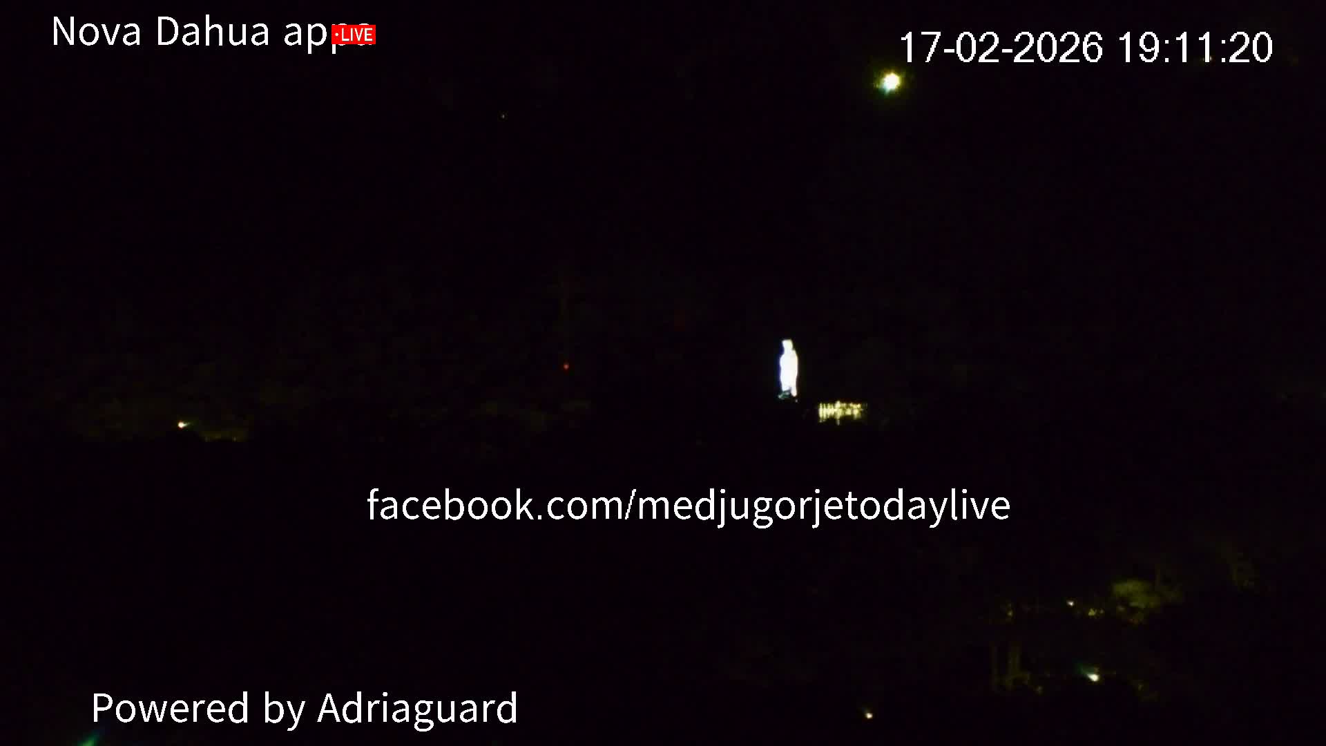 Medjugorje, Apparition Hill Prayer Area Live Cam - Bijakovici, Citluk, Herzegovina-Neretva, Federation of Bosnia and Herzegovina, Bosnia and Herzegovina