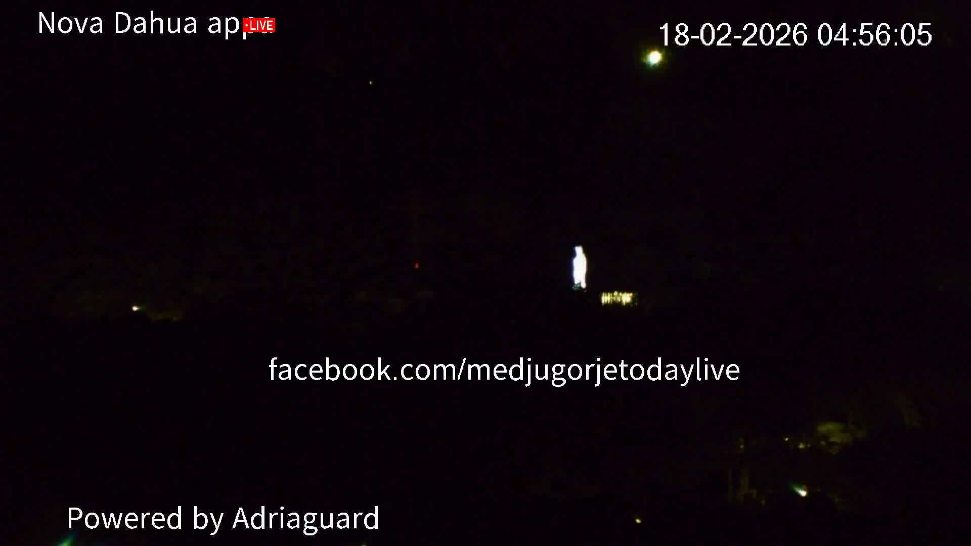 Medjugorje, Apparition Hill Prayer Area Live Cam - Bijakovici, Citluk, Herzegovina-Neretva, Federation of Bosnia and Herzegovina, Bosnia and Herzegovina