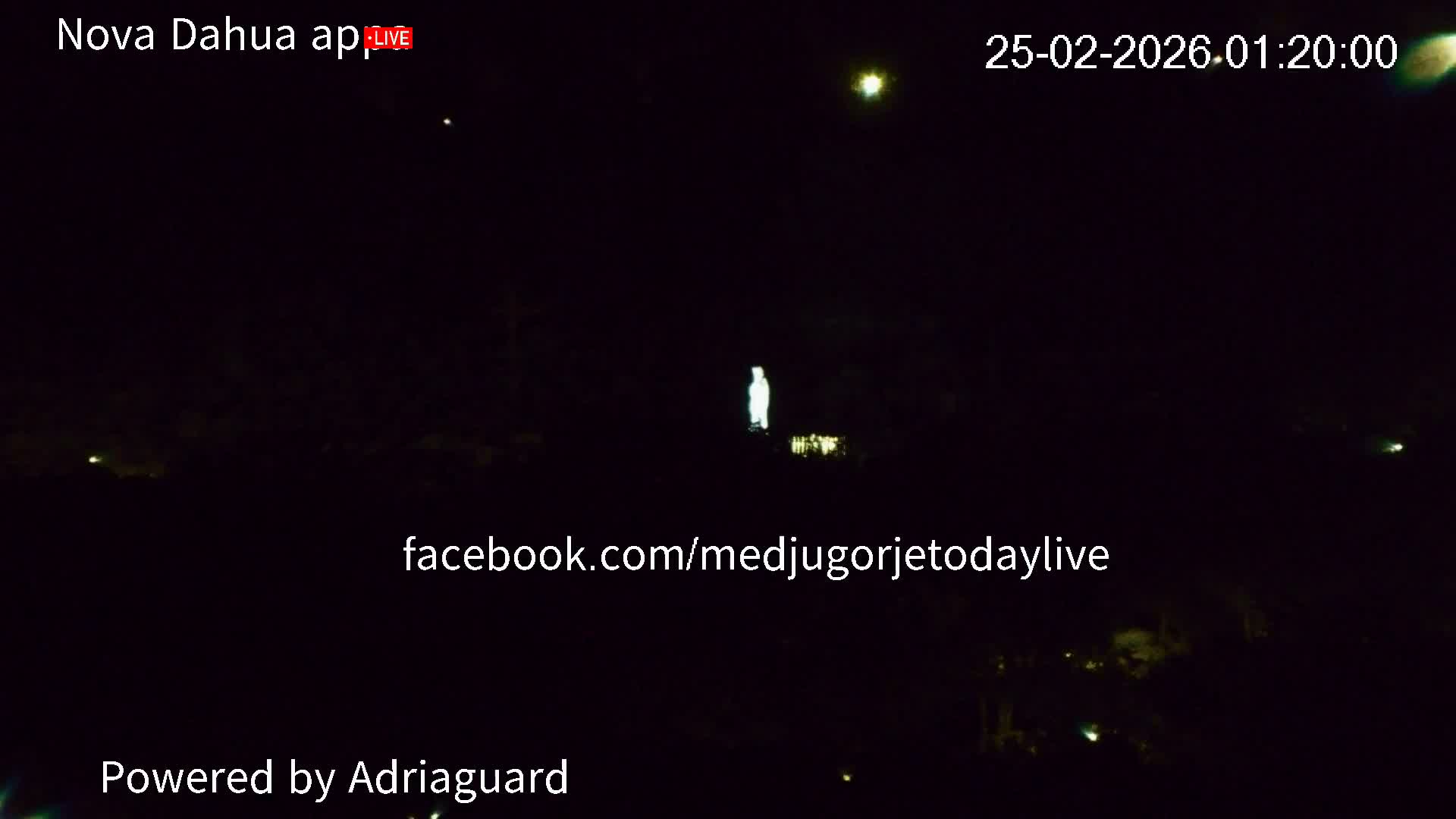 Medjugorje, Apparition Hill Prayer Area Live Cam - Bijakovici, Citluk, Herzegovina-Neretva, Federation of Bosnia and Herzegovina, Bosnia and Herzegovina