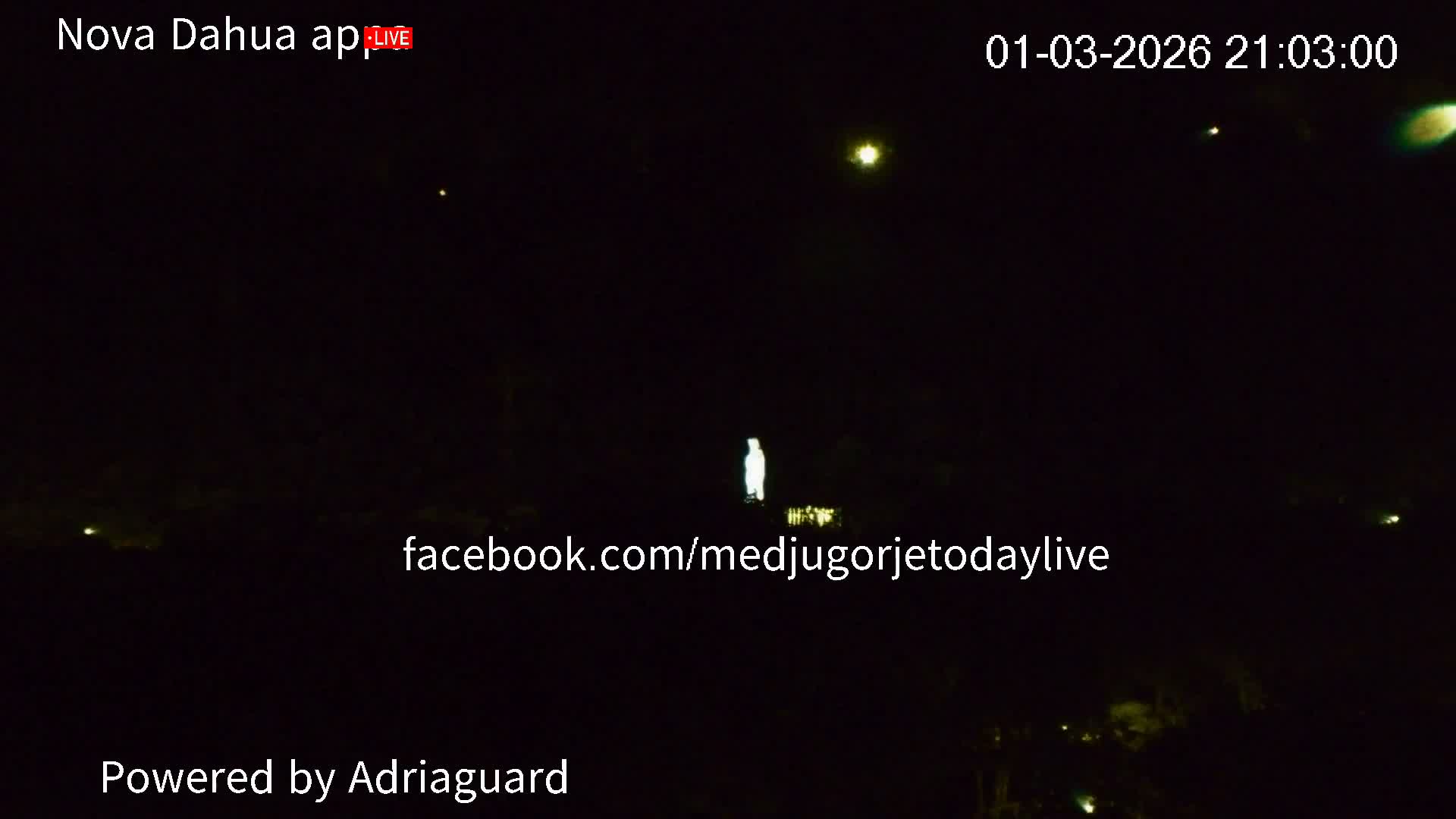 Medjugorje, Apparition Hill Prayer Area Live Cam - Bijakovici, Citluk, Herzegovina-Neretva, Federation of Bosnia and Herzegovina, Bosnia and Herzegovina