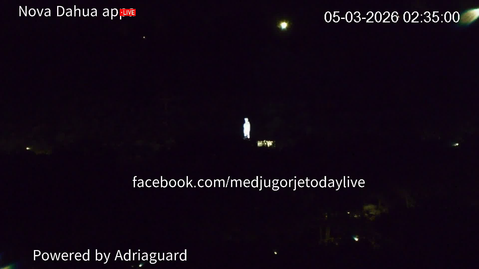 Medjugorje, Apparition Hill Prayer Area Live Cam - Bijakovici, Citluk, Herzegovina-Neretva, Federation of Bosnia and Herzegovina, Bosnia and Herzegovina