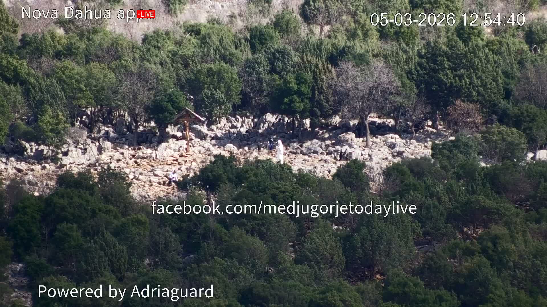 Medjugorje, Apparition Hill Prayer Area Live Cam - Bijakovici, Citluk, Herzegovina-Neretva, Federation of Bosnia and Herzegovina, Bosnia and Herzegovina