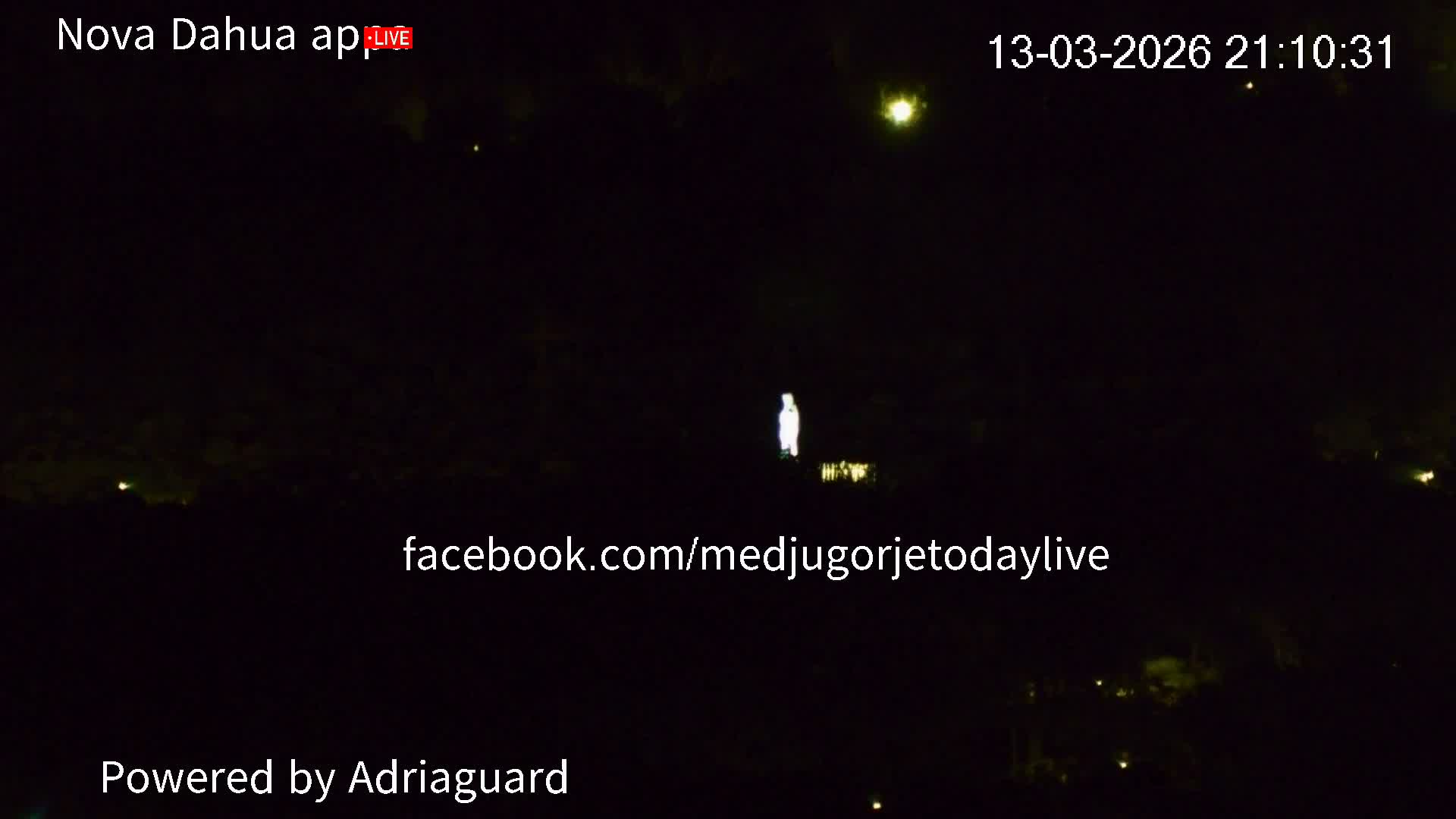 Medjugorje, Apparition Hill Prayer Area Live Cam - Bijakovici, Citluk, Herzegovina-Neretva, Federation of Bosnia and Herzegovina, Bosnia and Herzegovina