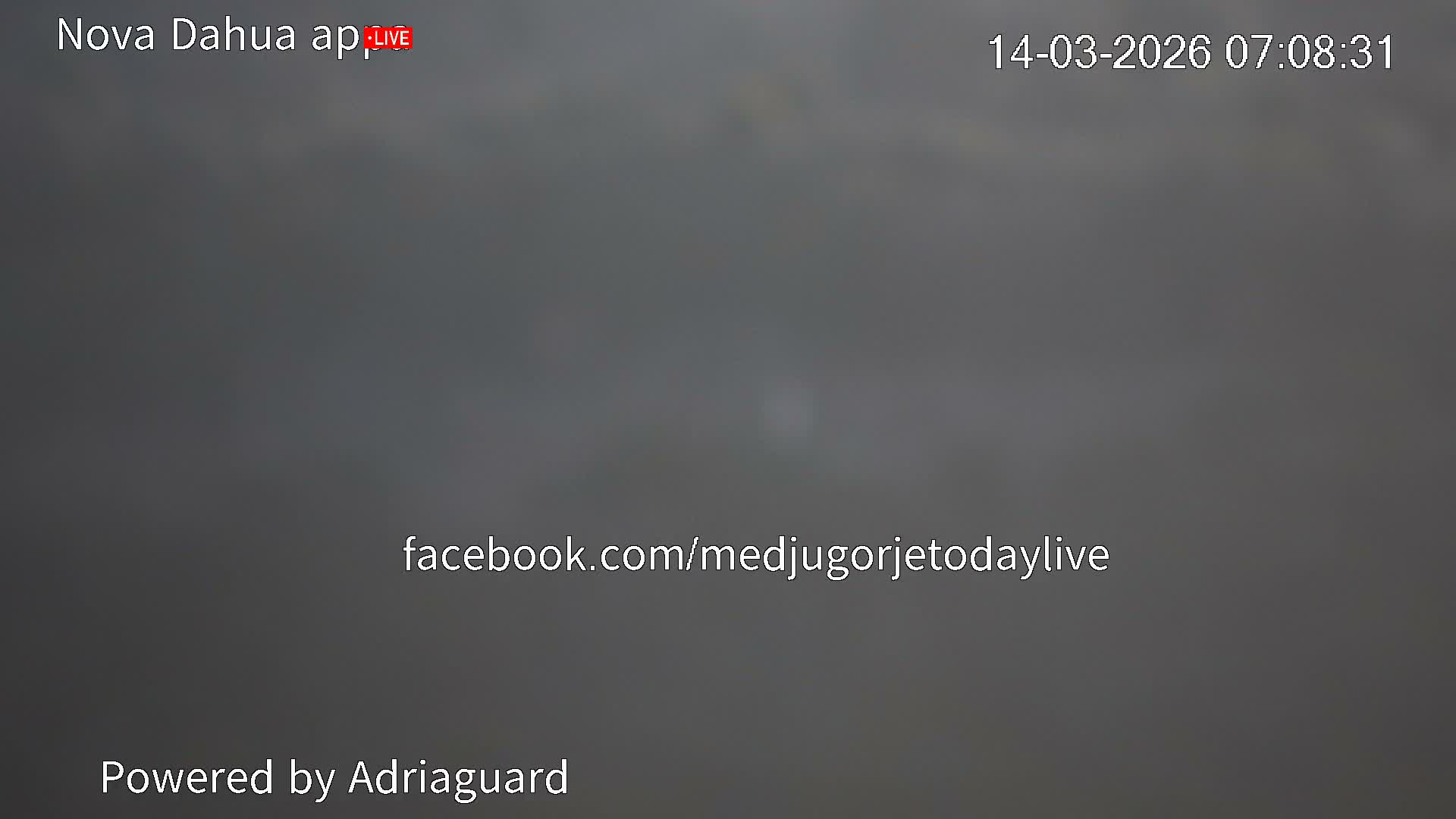 Medjugorje, Apparition Hill Prayer Area Live Cam - Bijakovici, Citluk, Herzegovina-Neretva, Federation of Bosnia and Herzegovina, Bosnia and Herzegovina