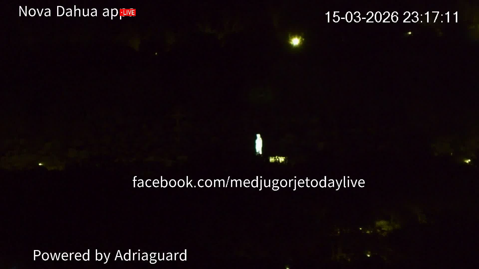 Medjugorje, Apparition Hill Prayer Area Live Cam - Bijakovici, Citluk, Herzegovina-Neretva, Federation of Bosnia and Herzegovina, Bosnia and Herzegovina