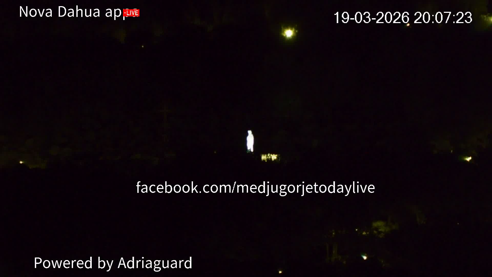 Medjugorje, Apparition Hill Prayer Area Live Cam - Bijakovici, Citluk, Herzegovina-Neretva, Federation of Bosnia and Herzegovina, Bosnia and Herzegovina