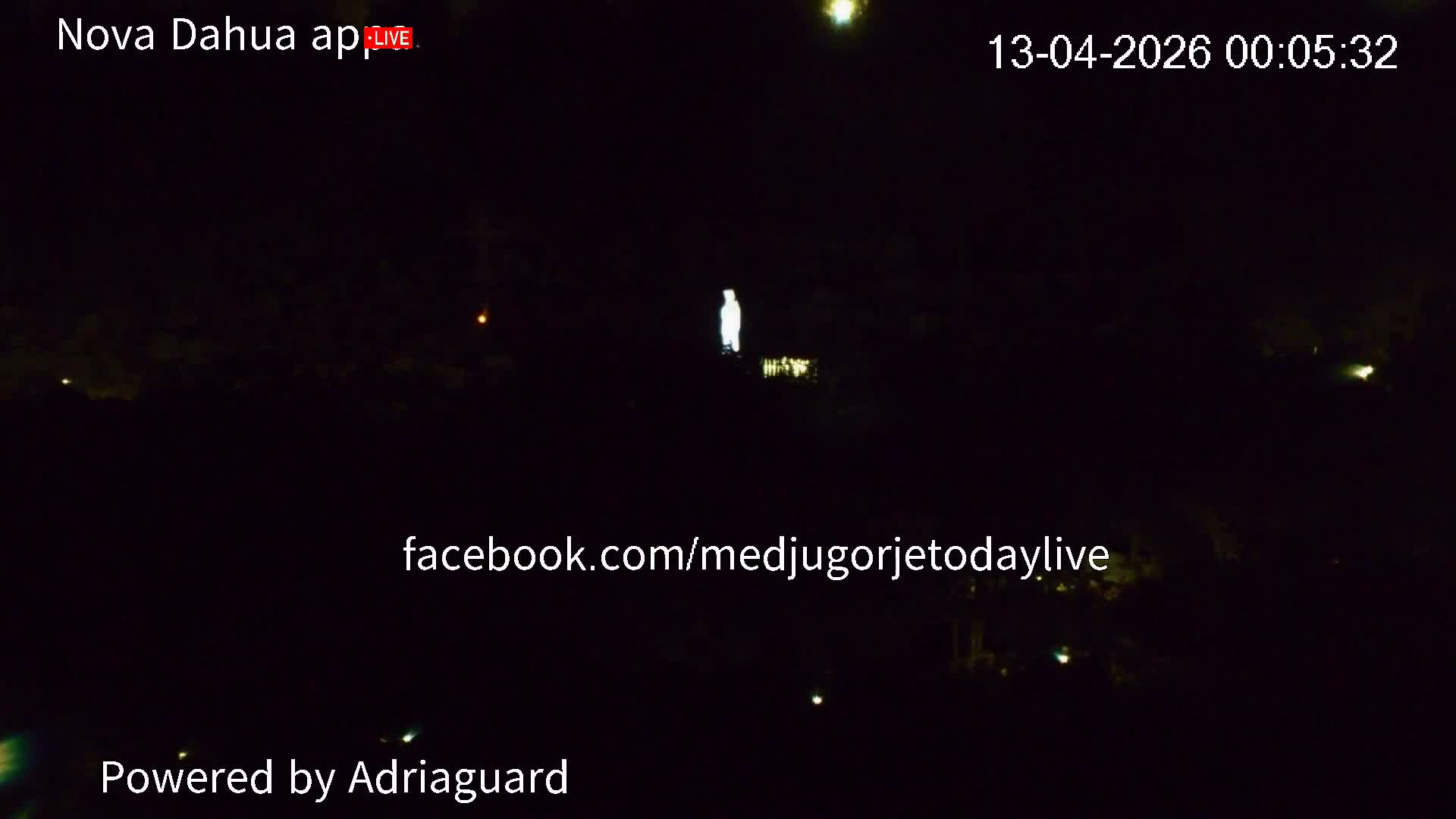 Medjugorje, Apparition Hill Prayer Area Live Cam - Bijakovici, Citluk, Herzegovina-Neretva, Federation of Bosnia and Herzegovina, Bosnia and Herzegovina