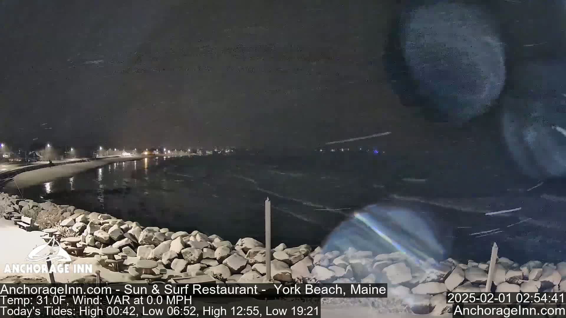 York Beach Ocean Surf Live Cam- Maine, USA