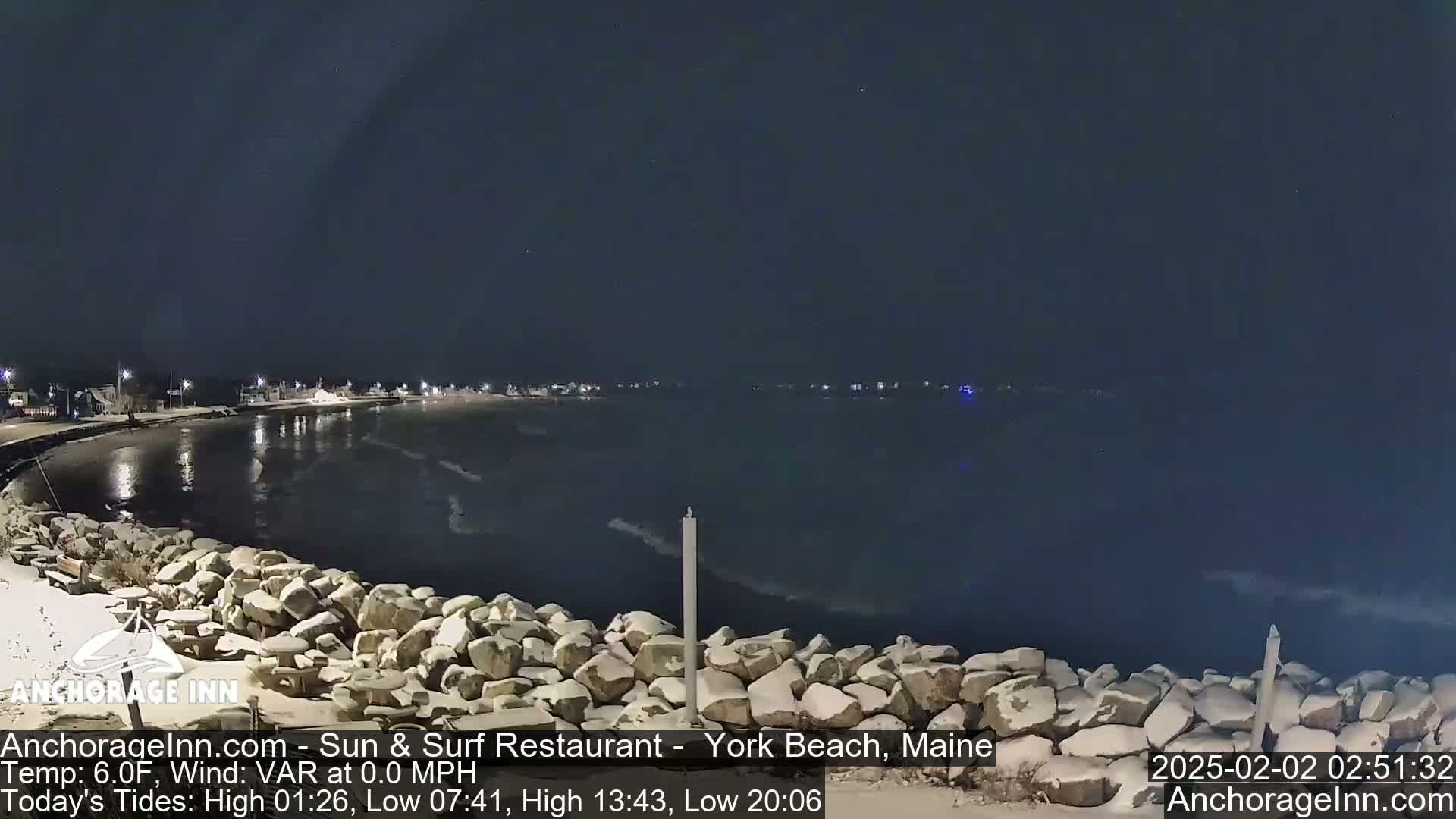 York Beach Ocean Surf Live Cam- Maine, USA