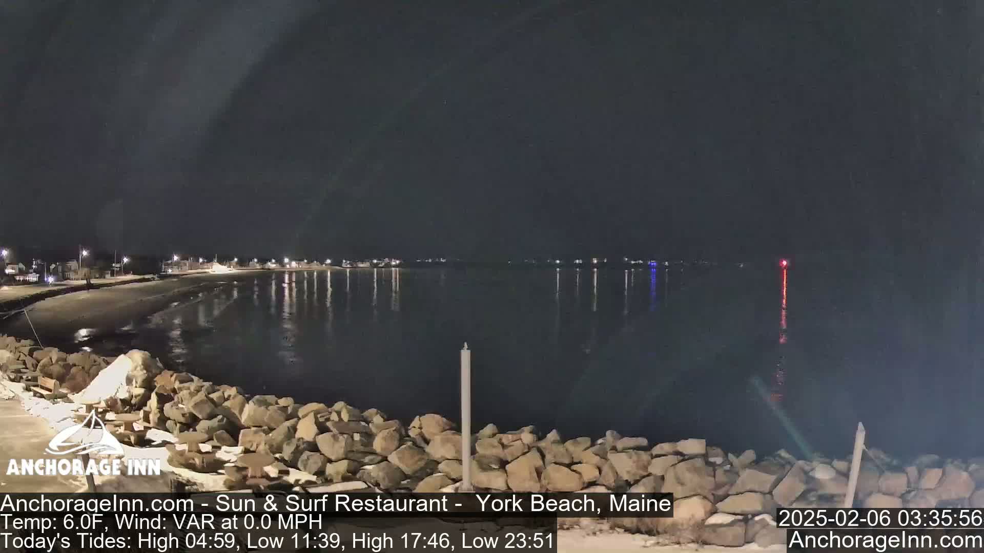 York Beach Ocean Surf Live Cam- Maine, USA