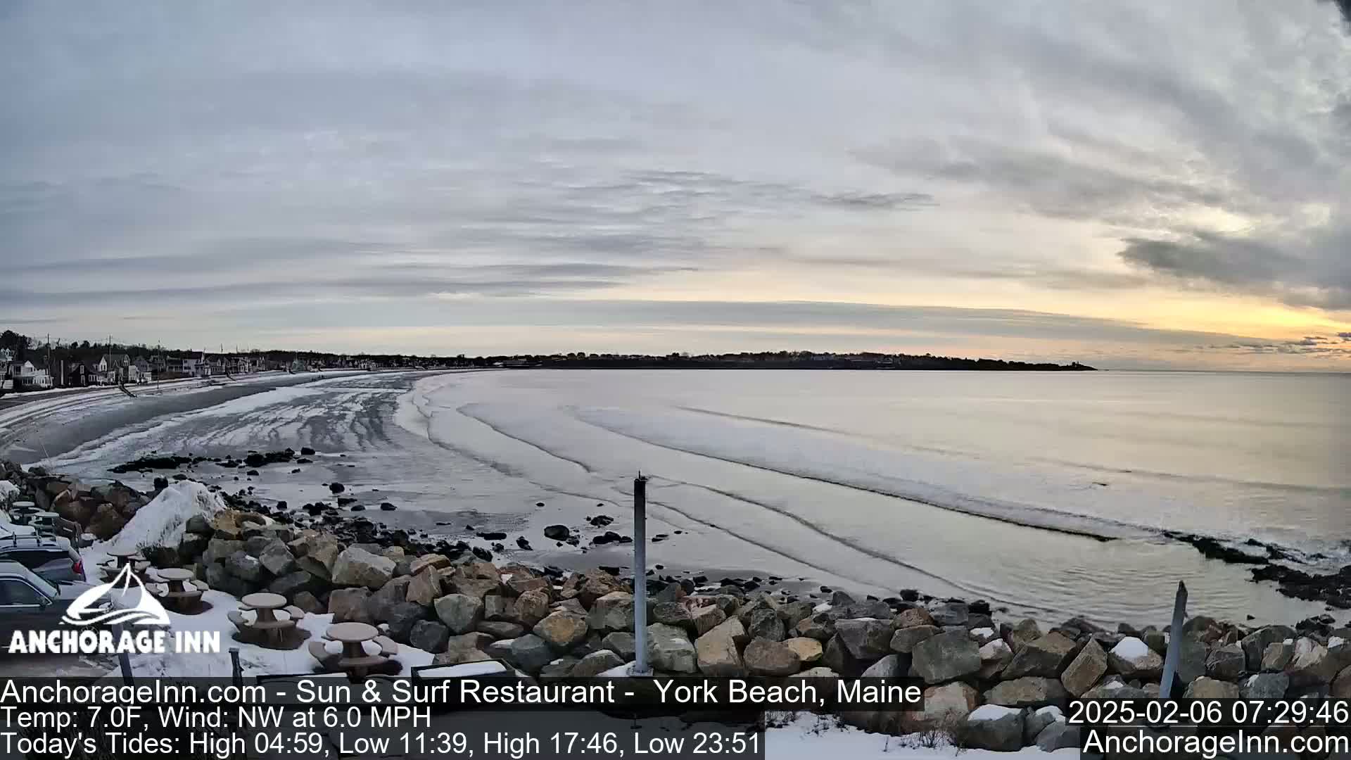 York Beach Ocean Surf Live Cam- Maine, USA