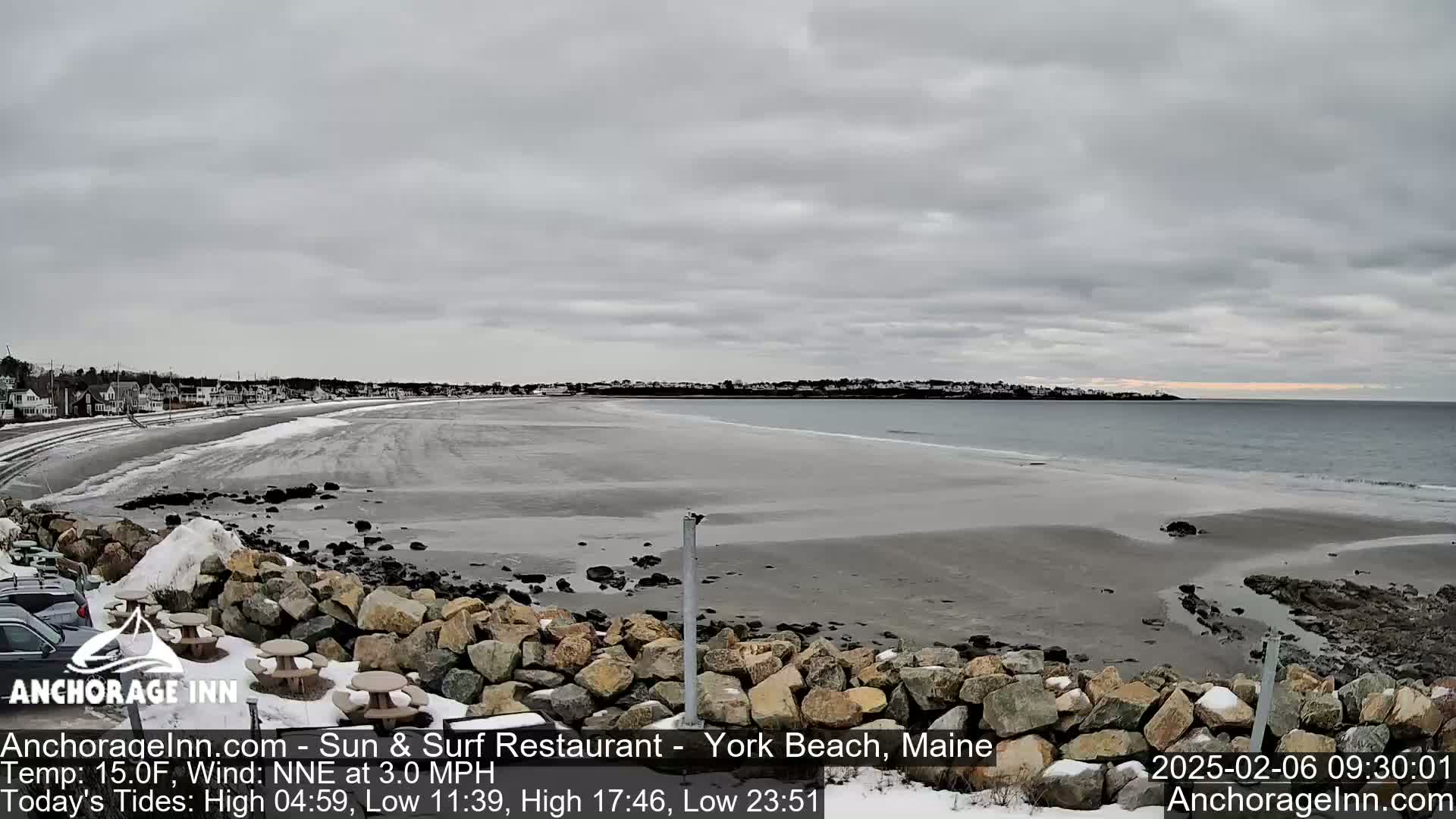 York Beach Ocean Surf Live Cam- Maine, USA