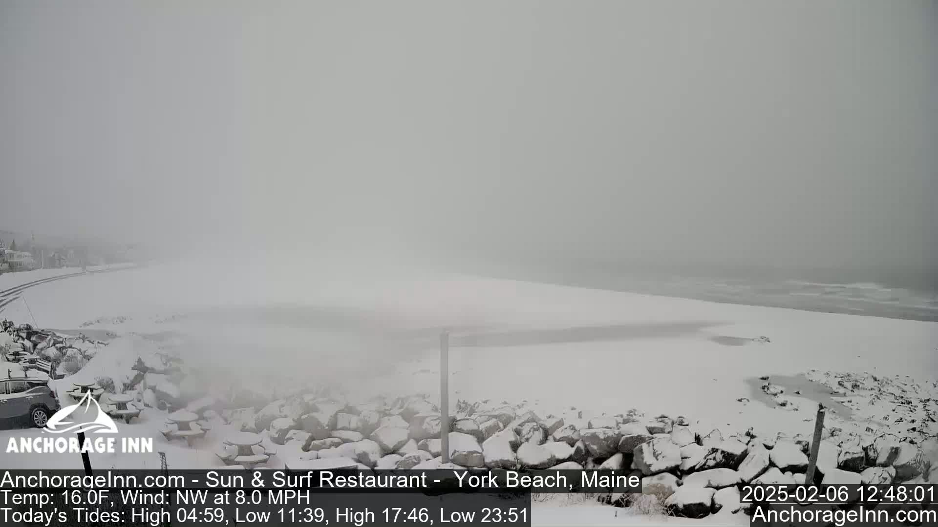 York Beach Ocean Surf Live Cam- Maine, USA