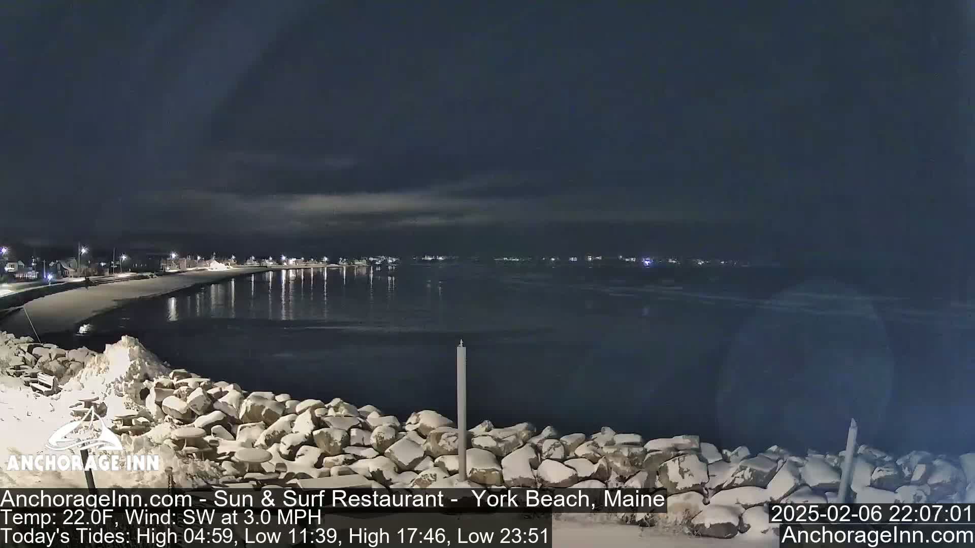 York Beach Ocean Surf Live Cam- Maine, USA