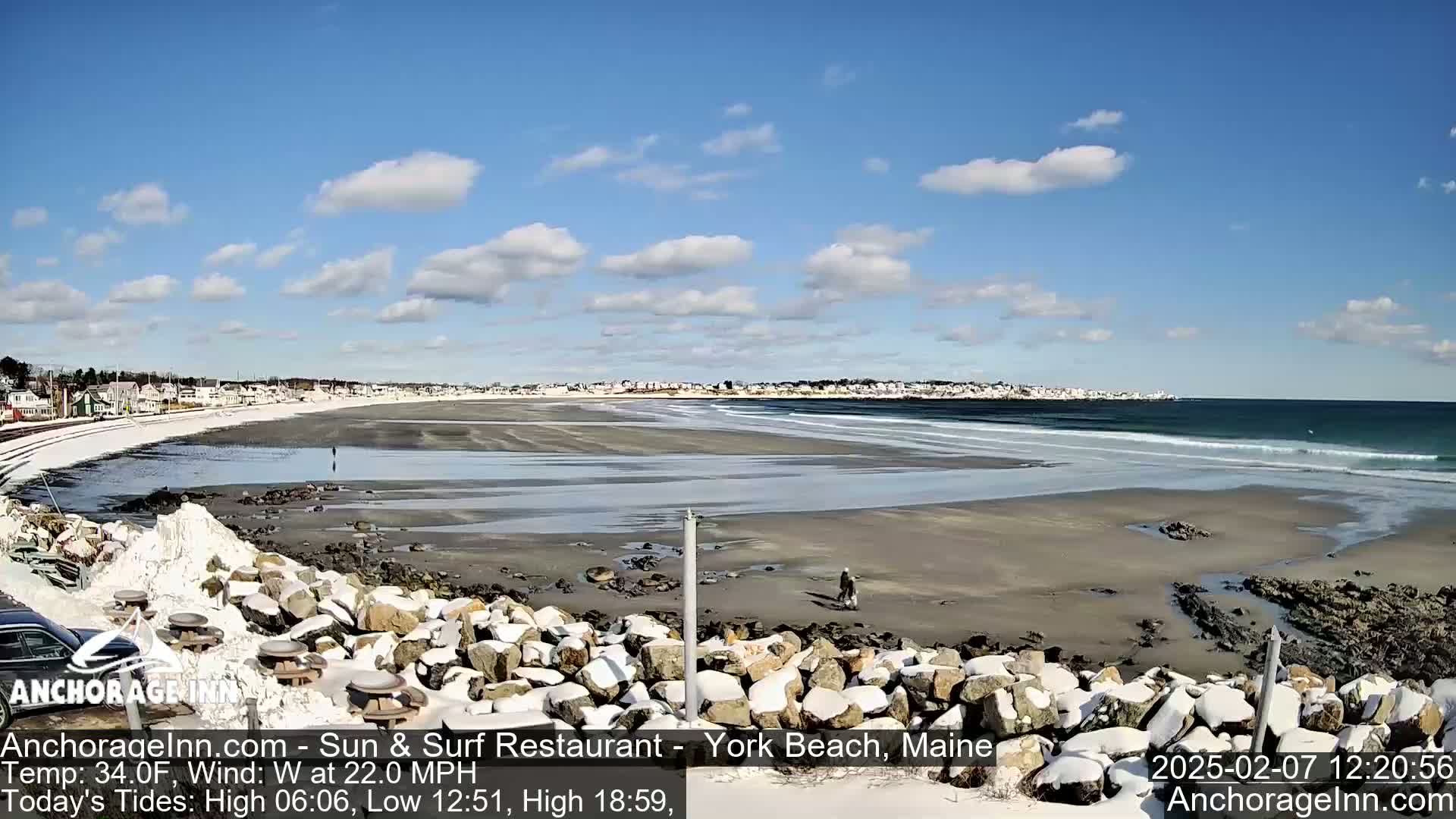 York Beach Ocean Surf Live Cam- Maine, USA