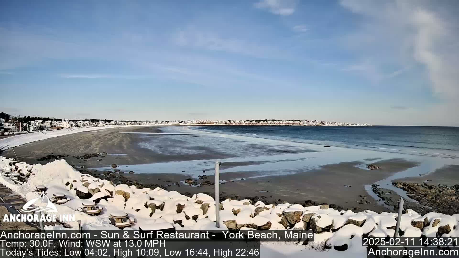York Beach Ocean Surf Live Cam- Maine, USA