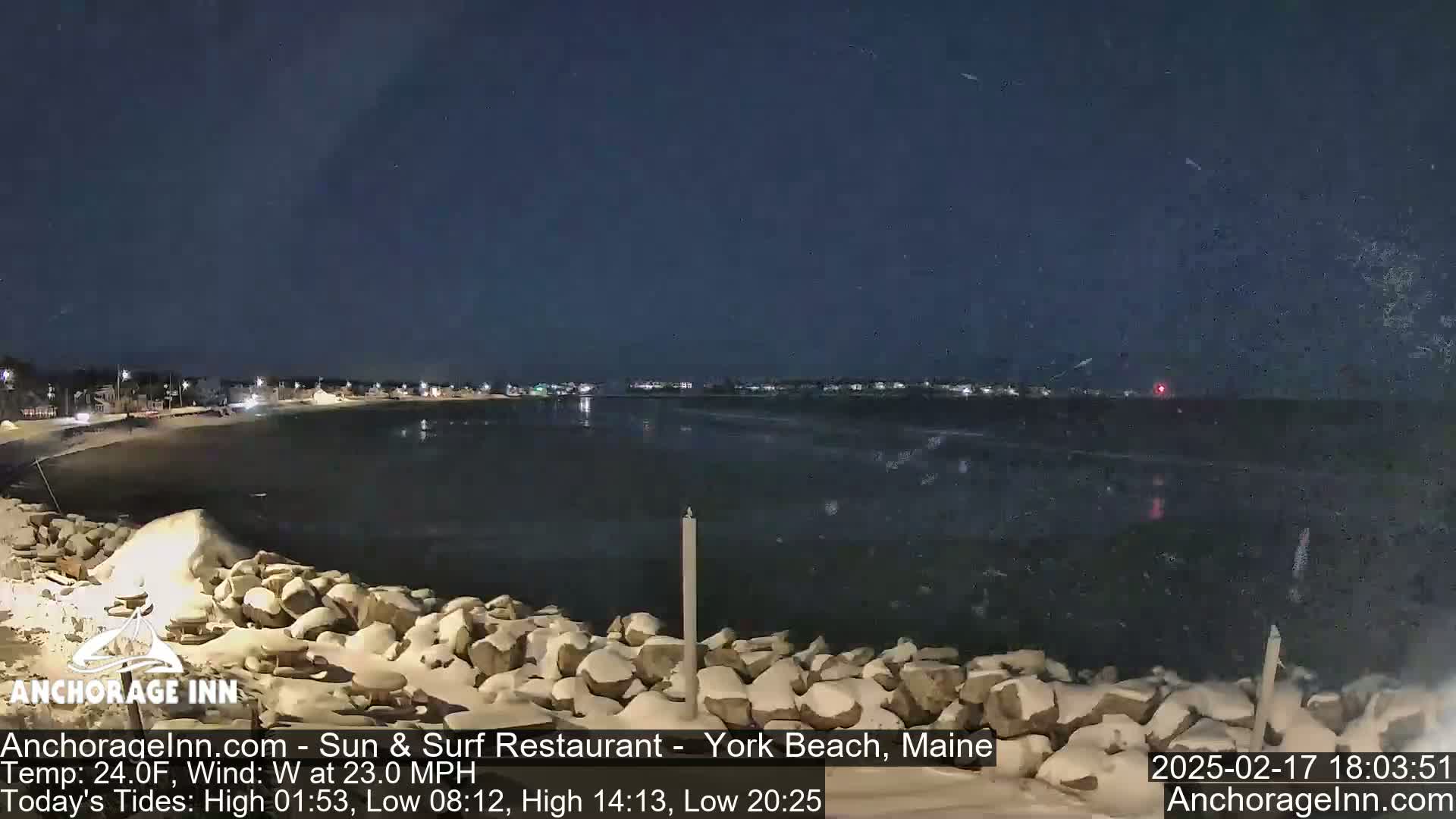 York Beach Ocean Surf Live Cam- Maine, USA