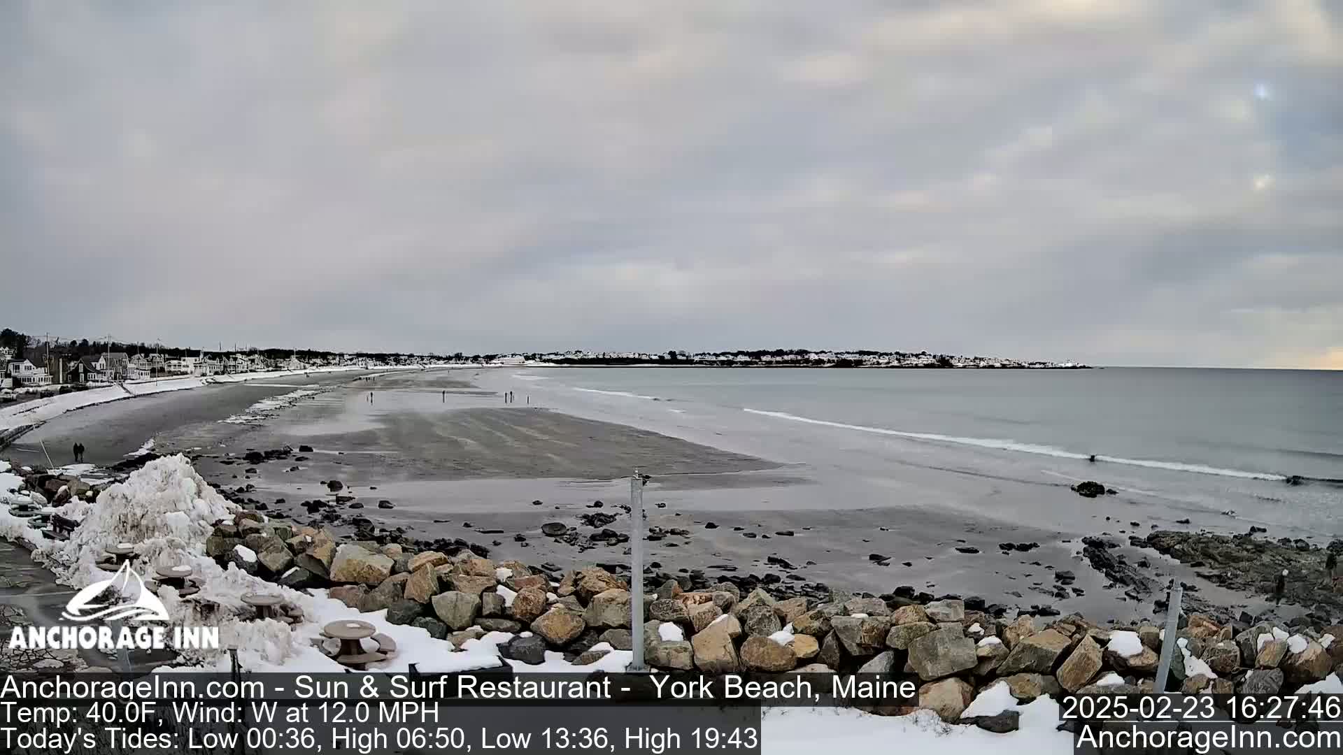 York Beach Ocean Surf Live Cam- Maine, USA