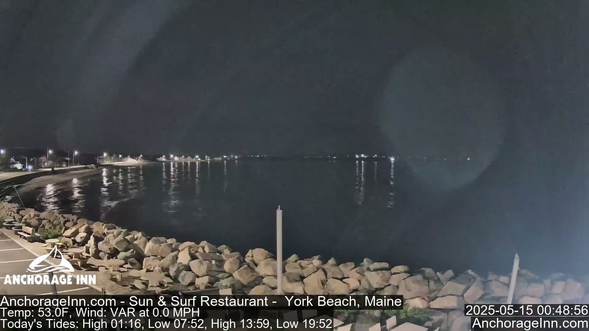 York Beach Ocean Surf Live Cam- Maine, USA