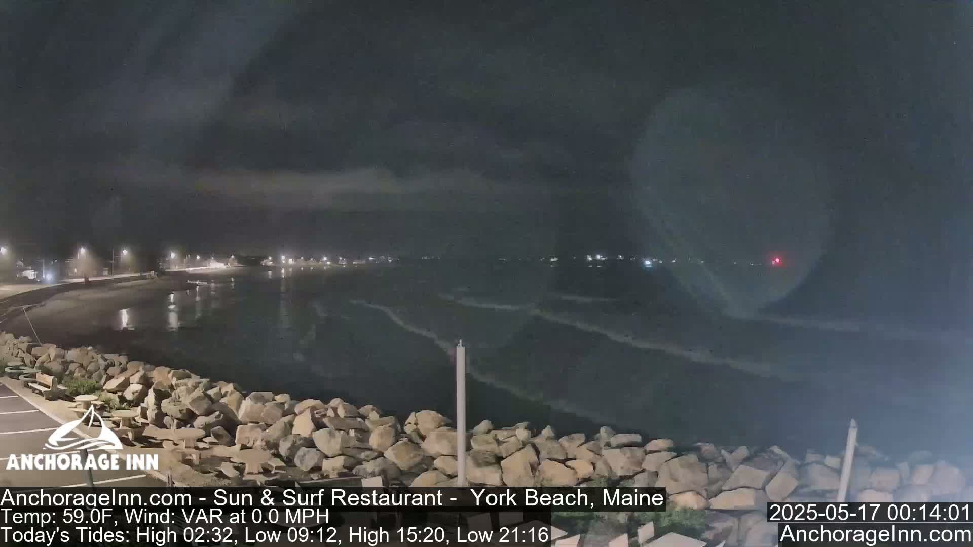 York Beach Ocean Surf Live Cam- Maine, USA